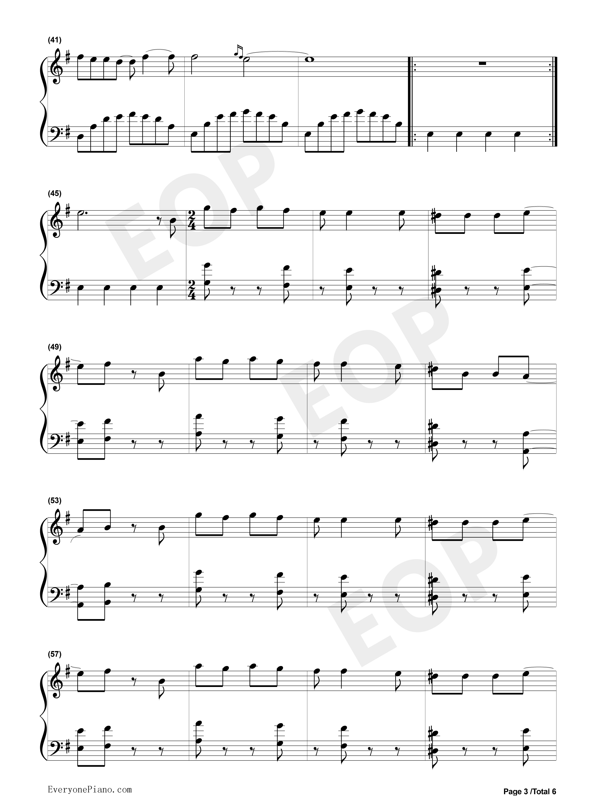 醉春风钢琴谱_金学峰