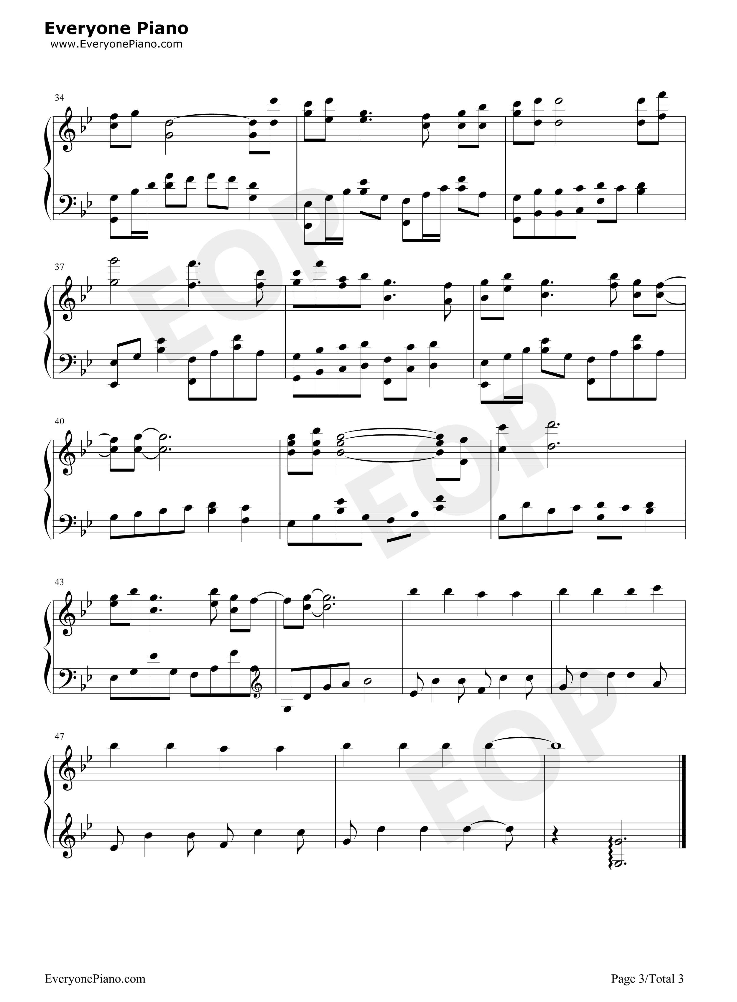 初见钢琴谱_余昭源_叶里