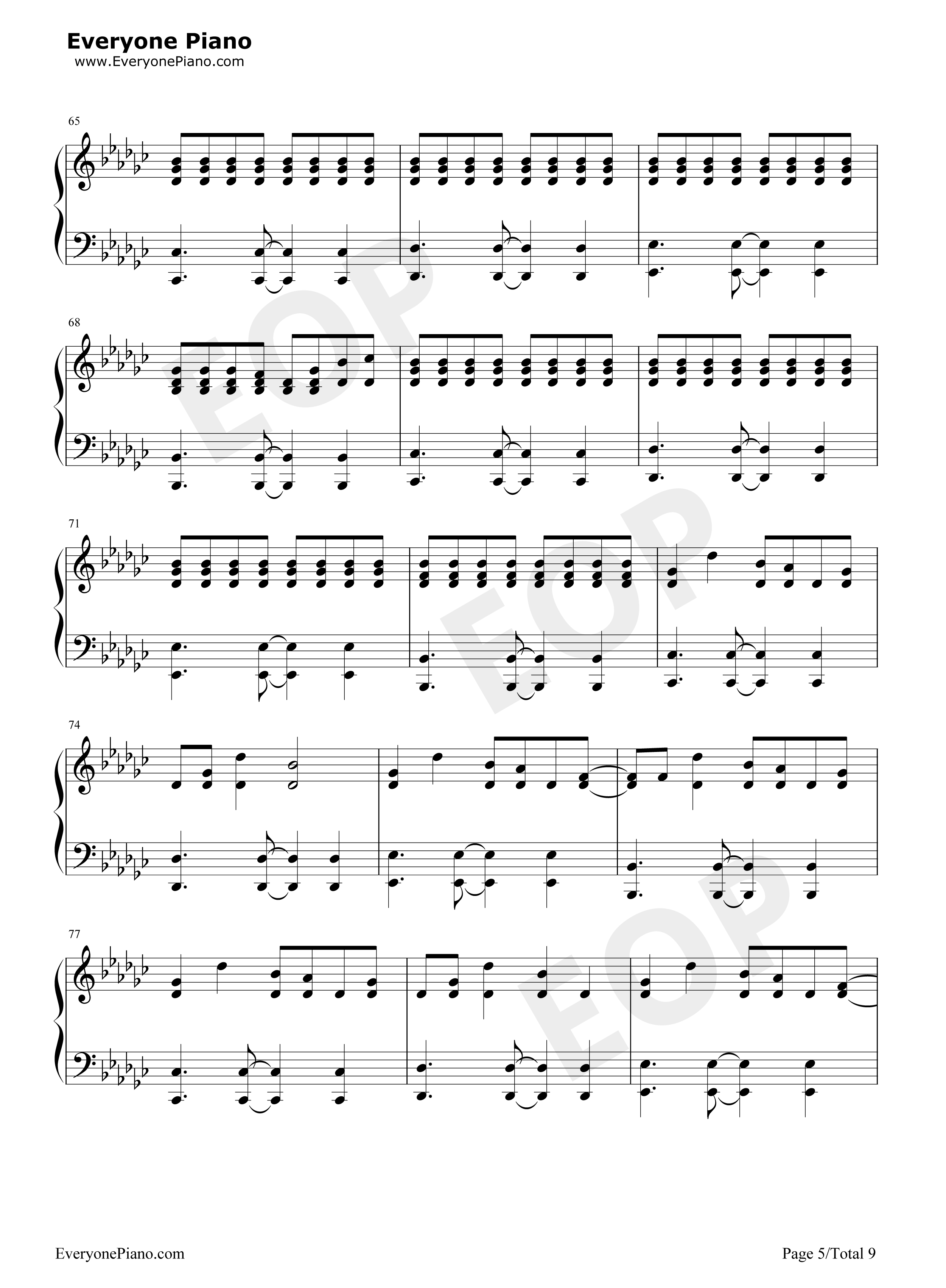 溯_Reverse钢琴谱_马吟吟