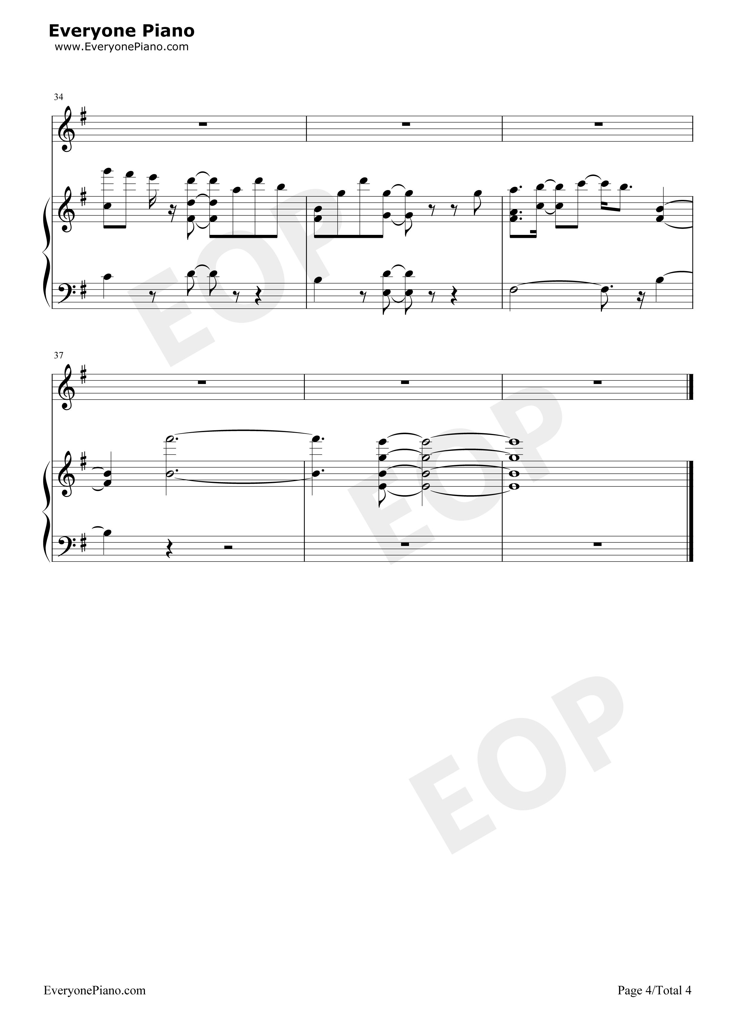 预谋钢琴谱_许佳慧