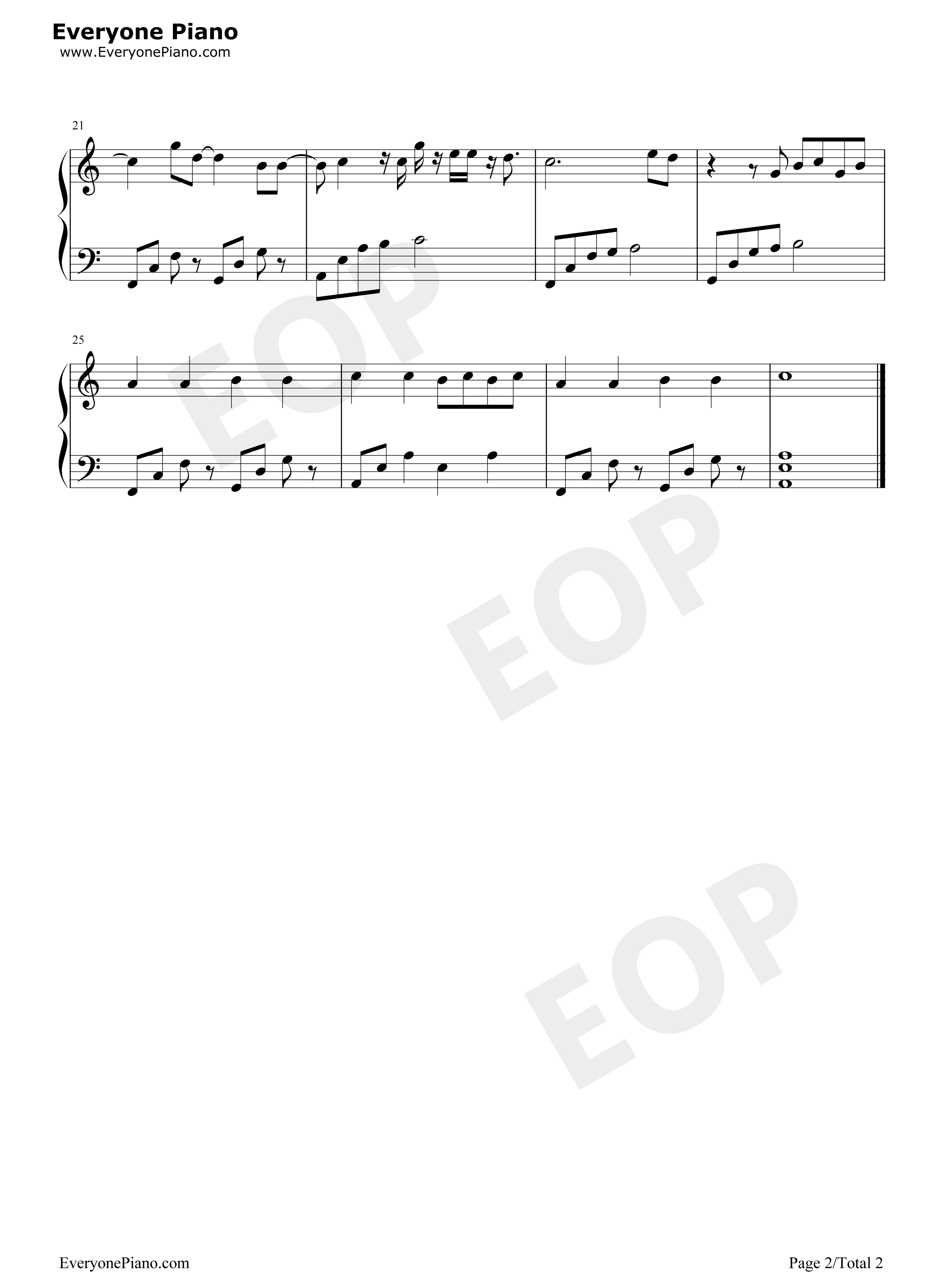 红色高跟鞋钢琴谱_蔡健雅