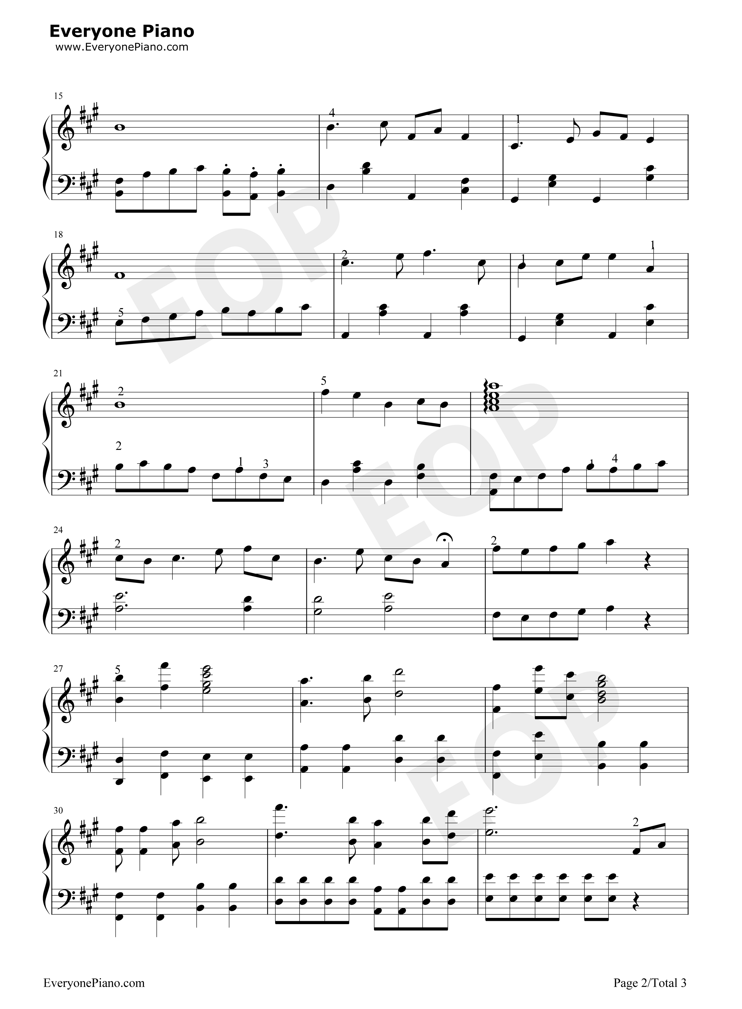 满江红钢琴谱_罗文