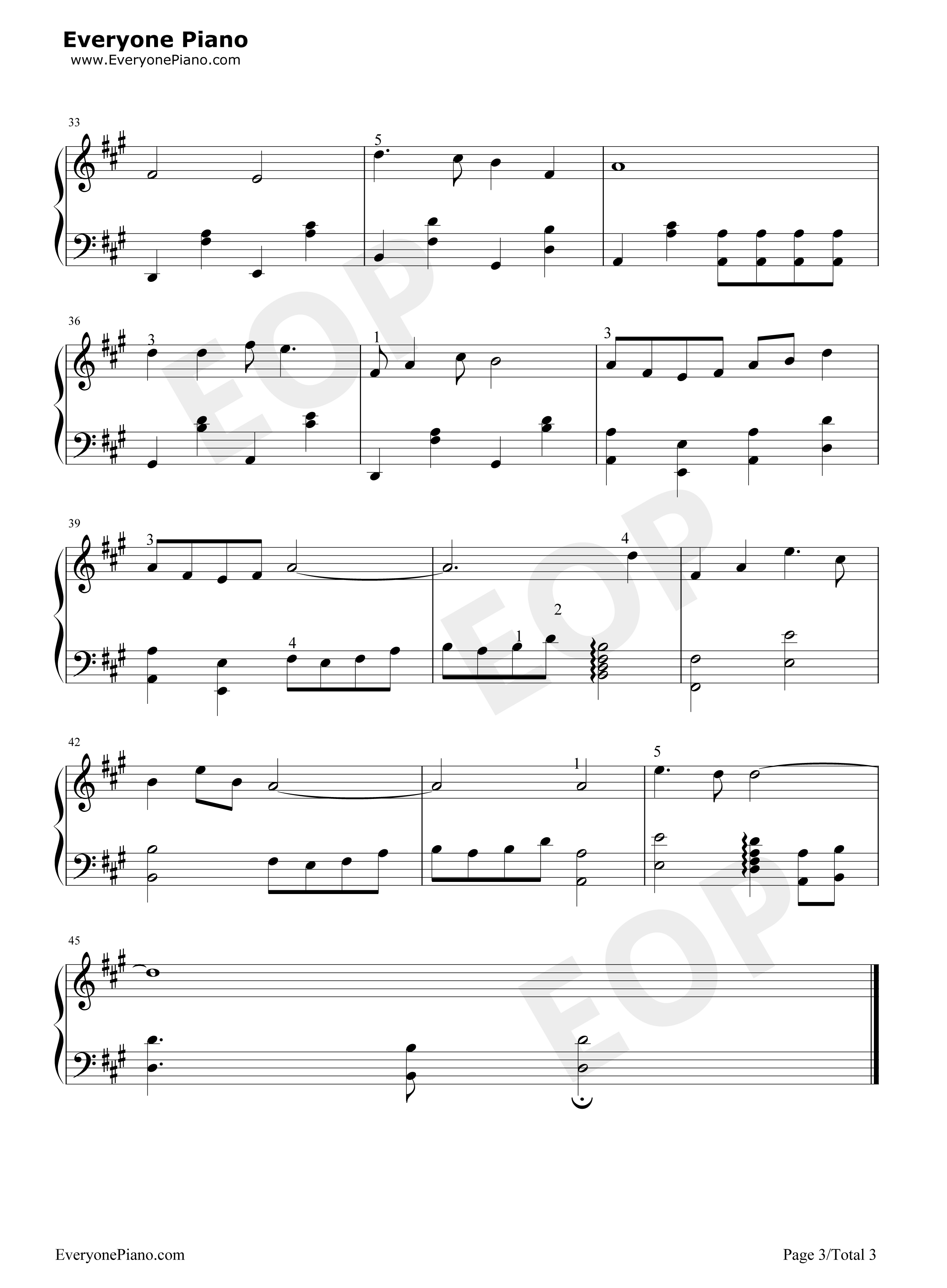 满江红钢琴谱_罗文