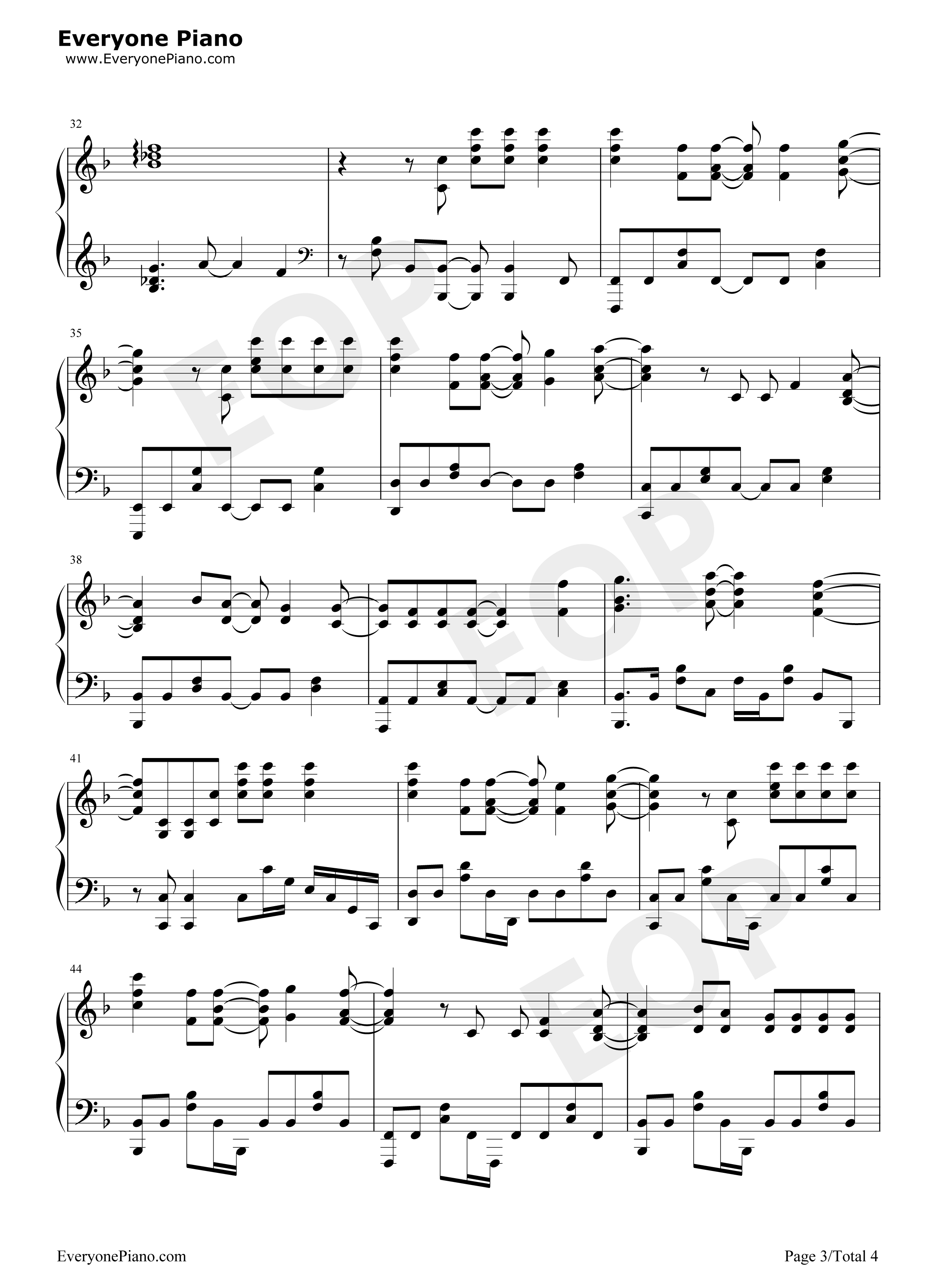 forget钢琴谱_ReoNa