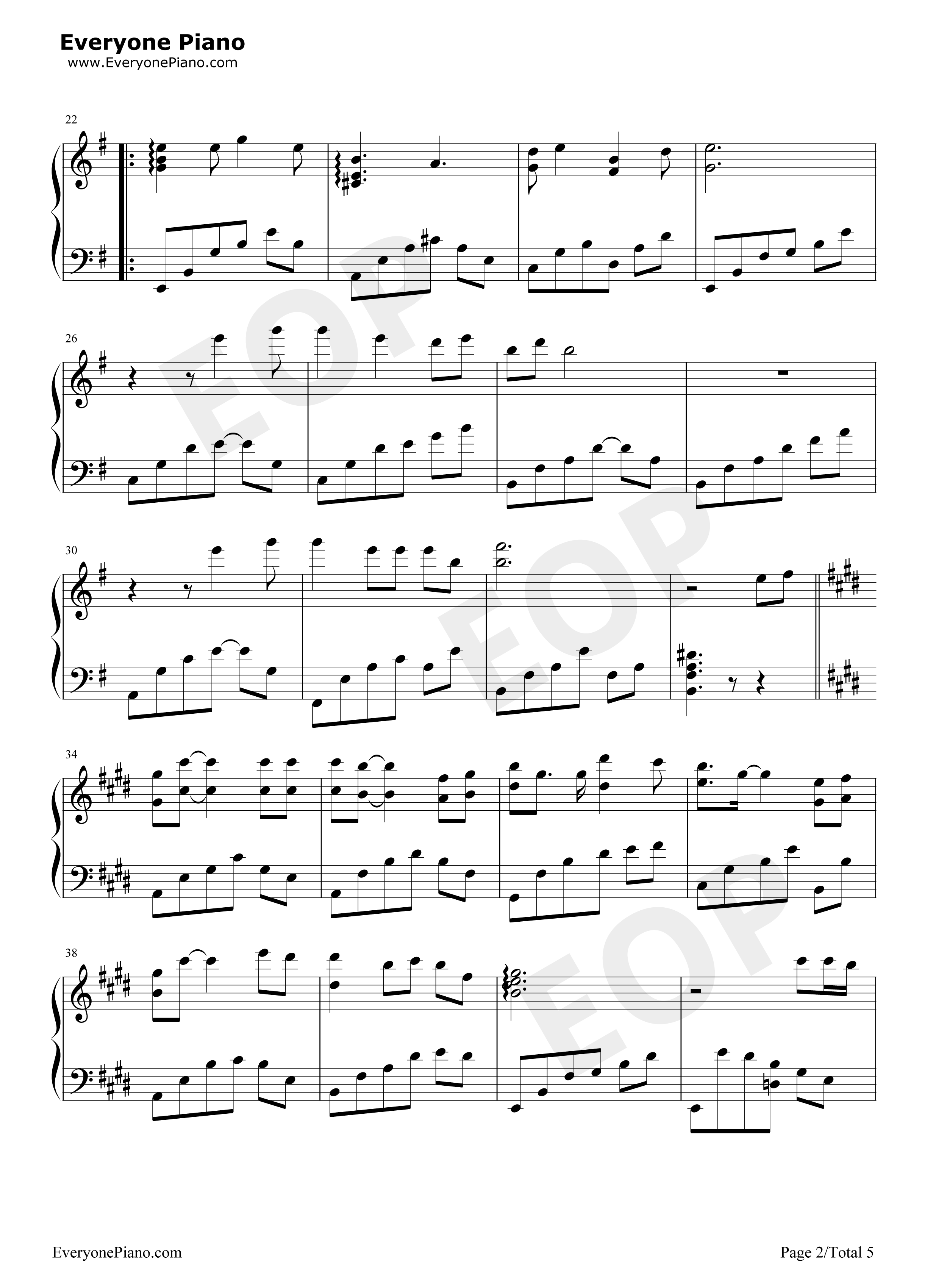 妙笔浮生钢琴谱_银临