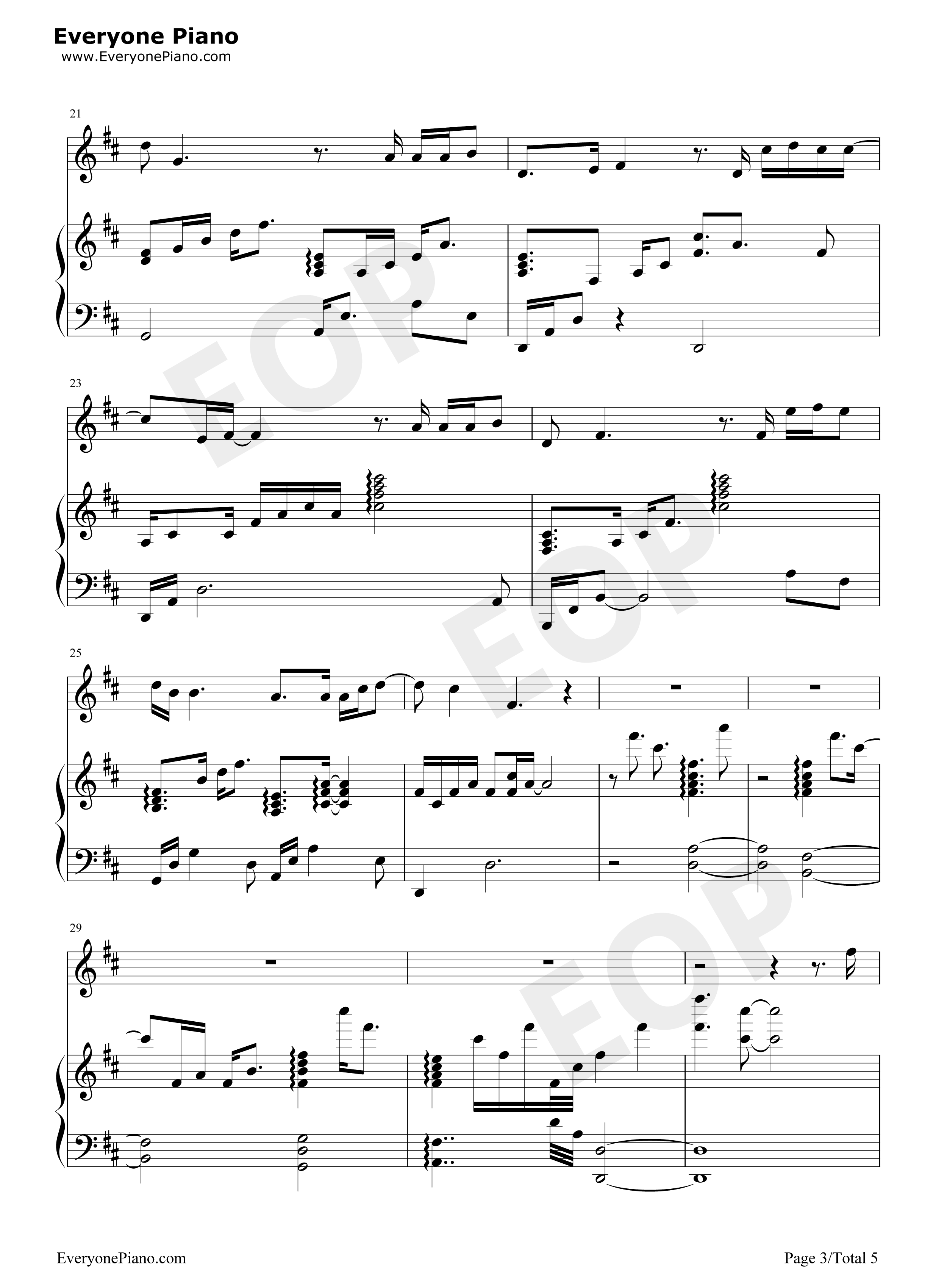 宝贝儿钢琴谱_吴青峰