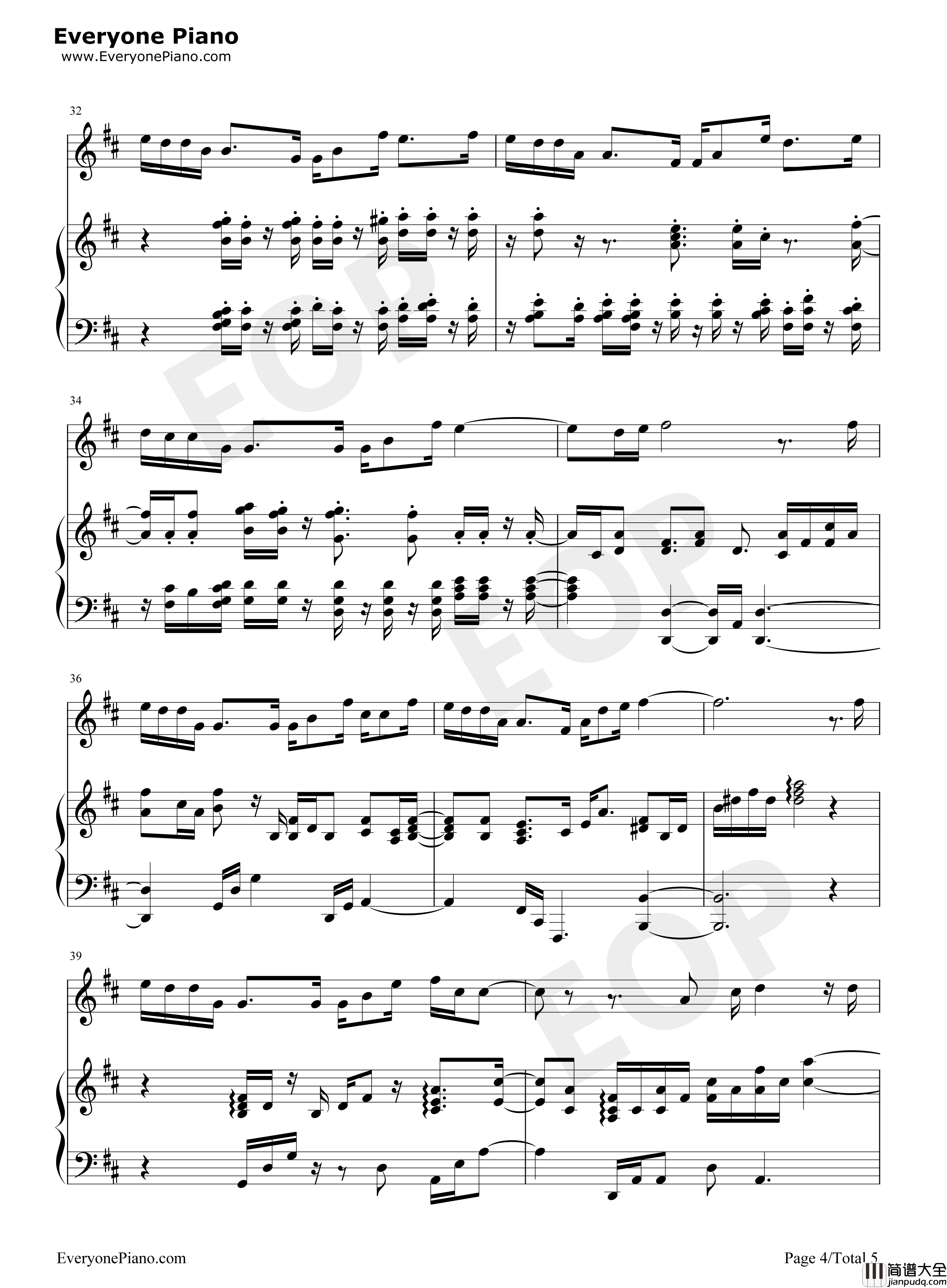 宝贝儿钢琴谱_吴青峰