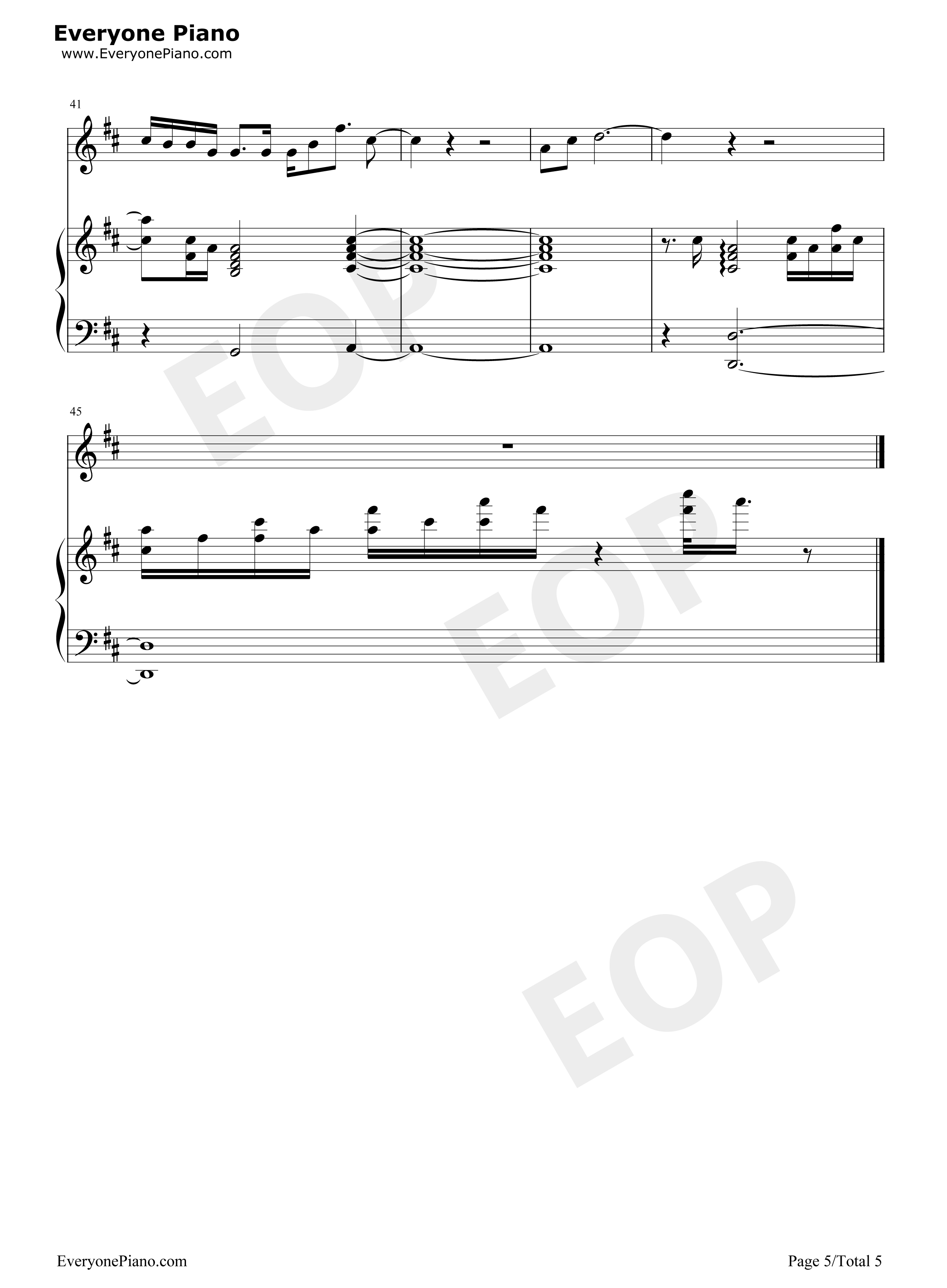 宝贝儿钢琴谱_吴青峰