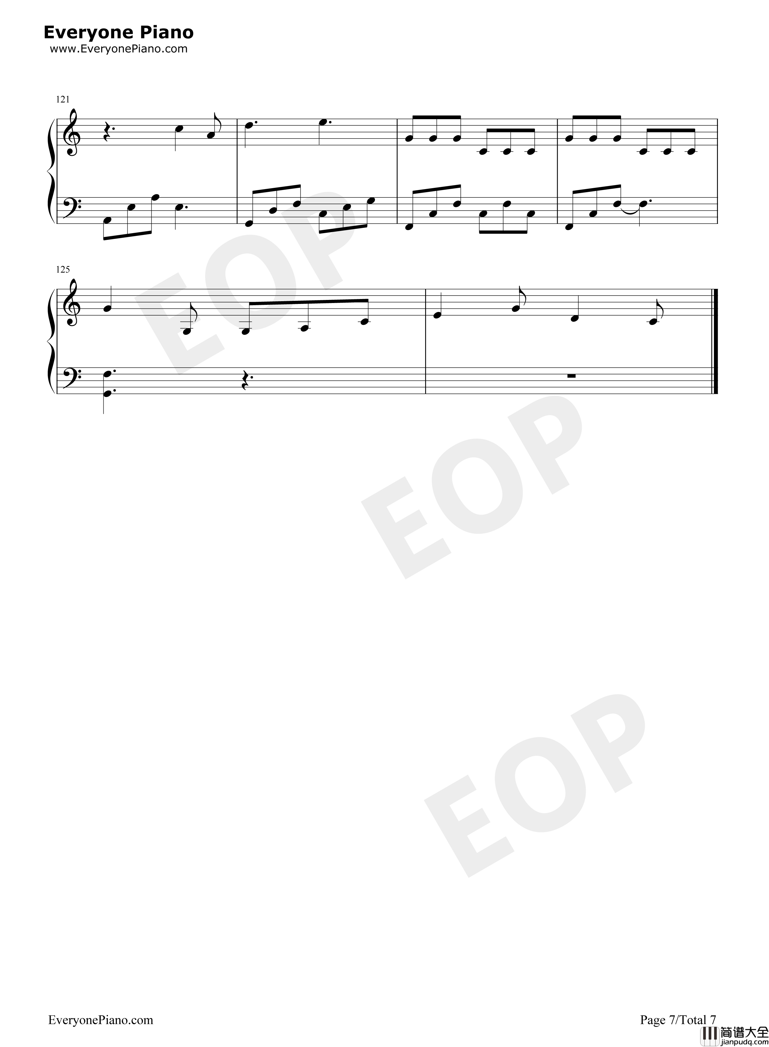 Make_It_Count钢琴谱_Chen