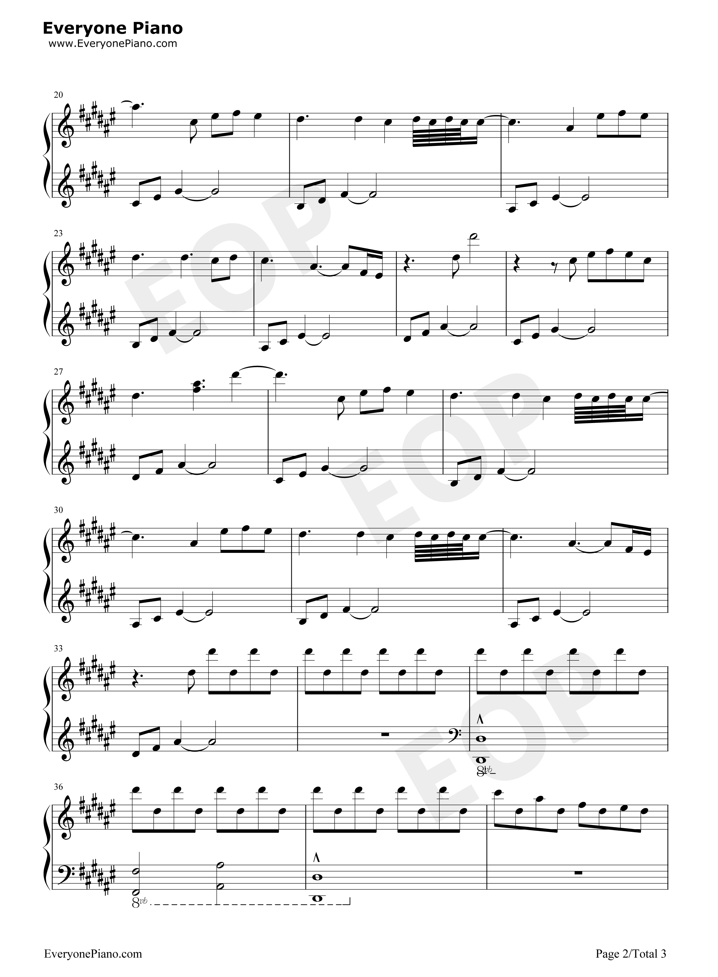 The_Beginning钢琴谱_Ryan_Arcand