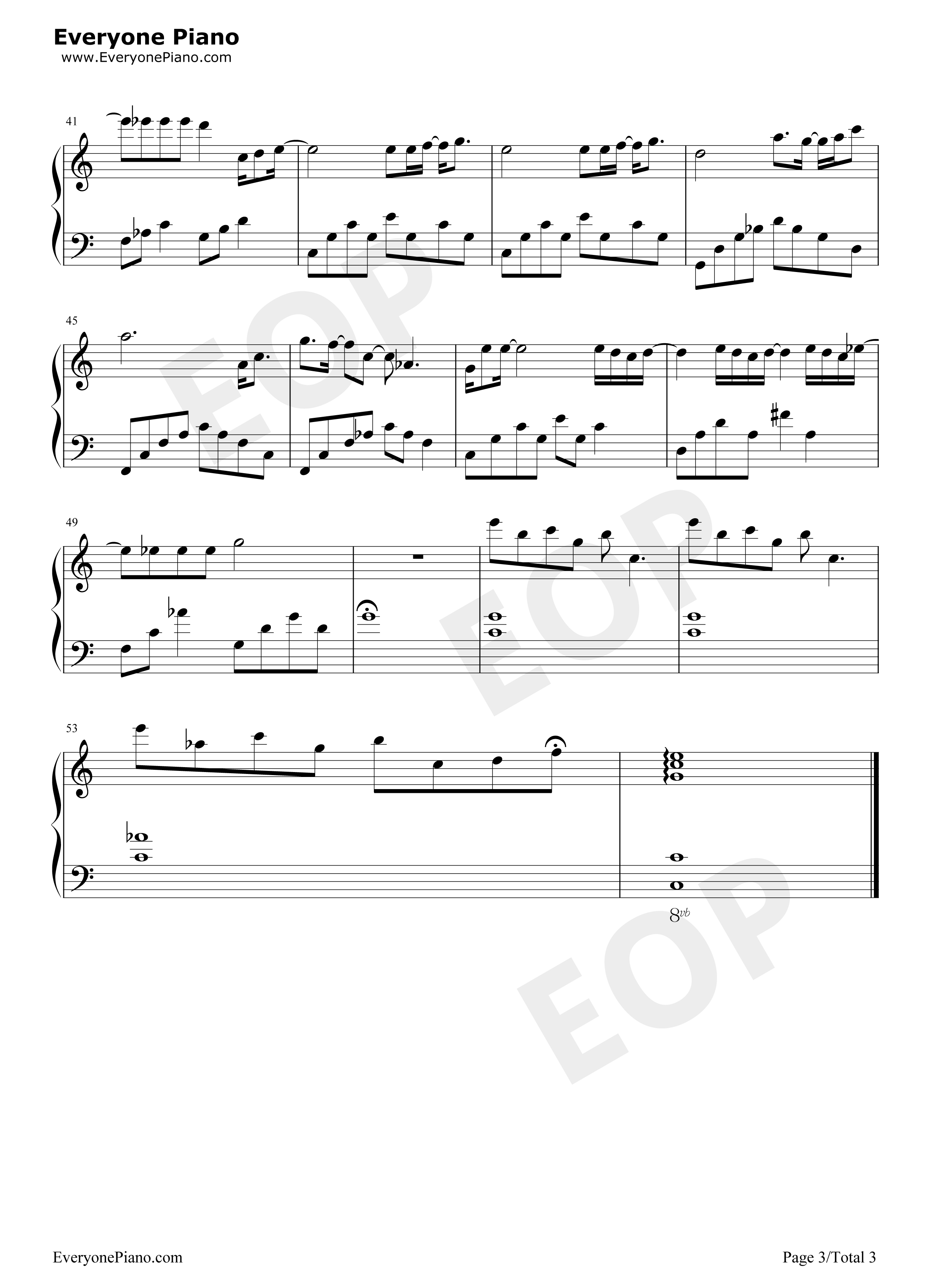 别让我走远钢琴谱_林宥嘉