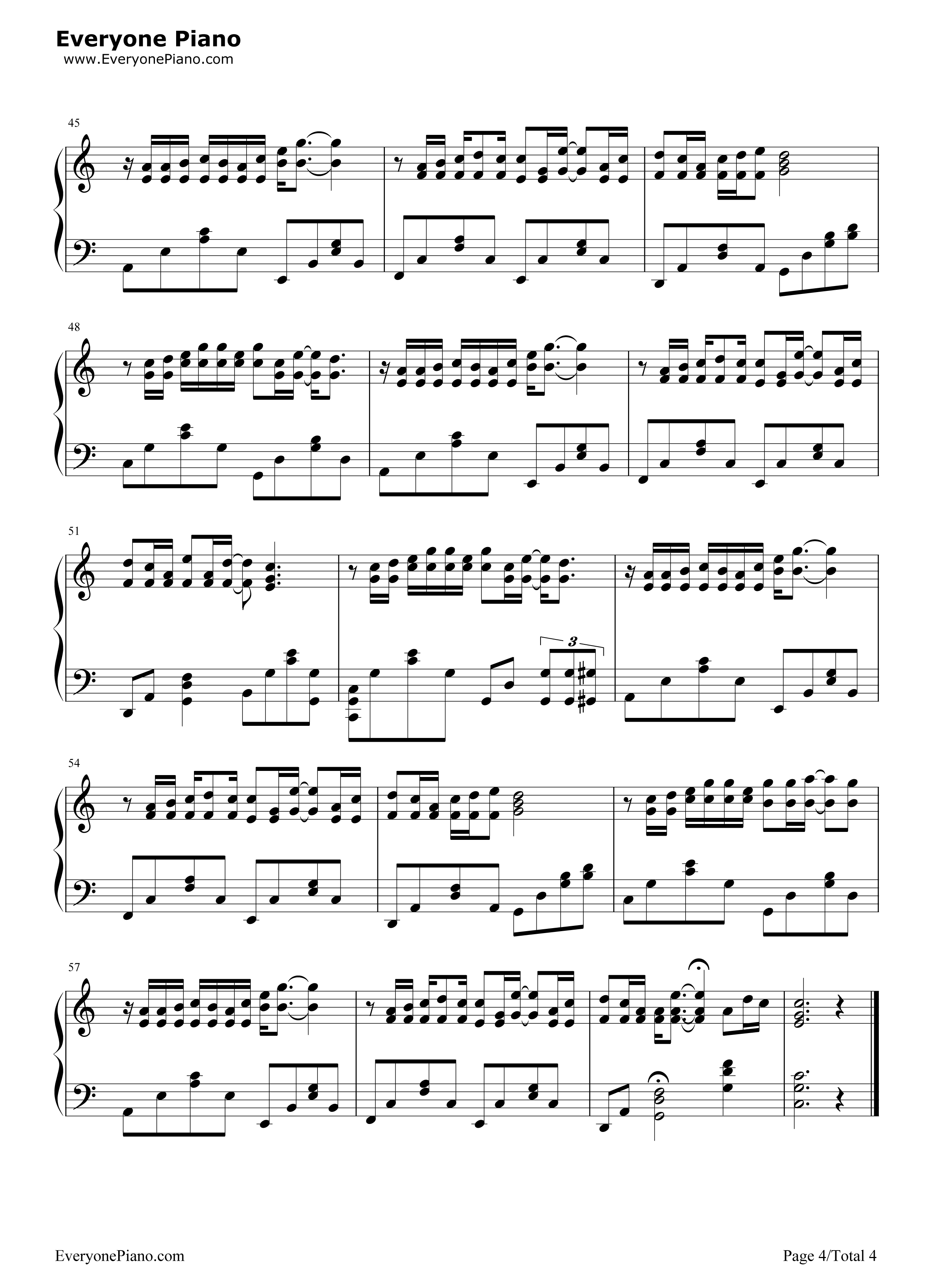 不让我的眼泪陪我过夜钢琴谱_齐秦