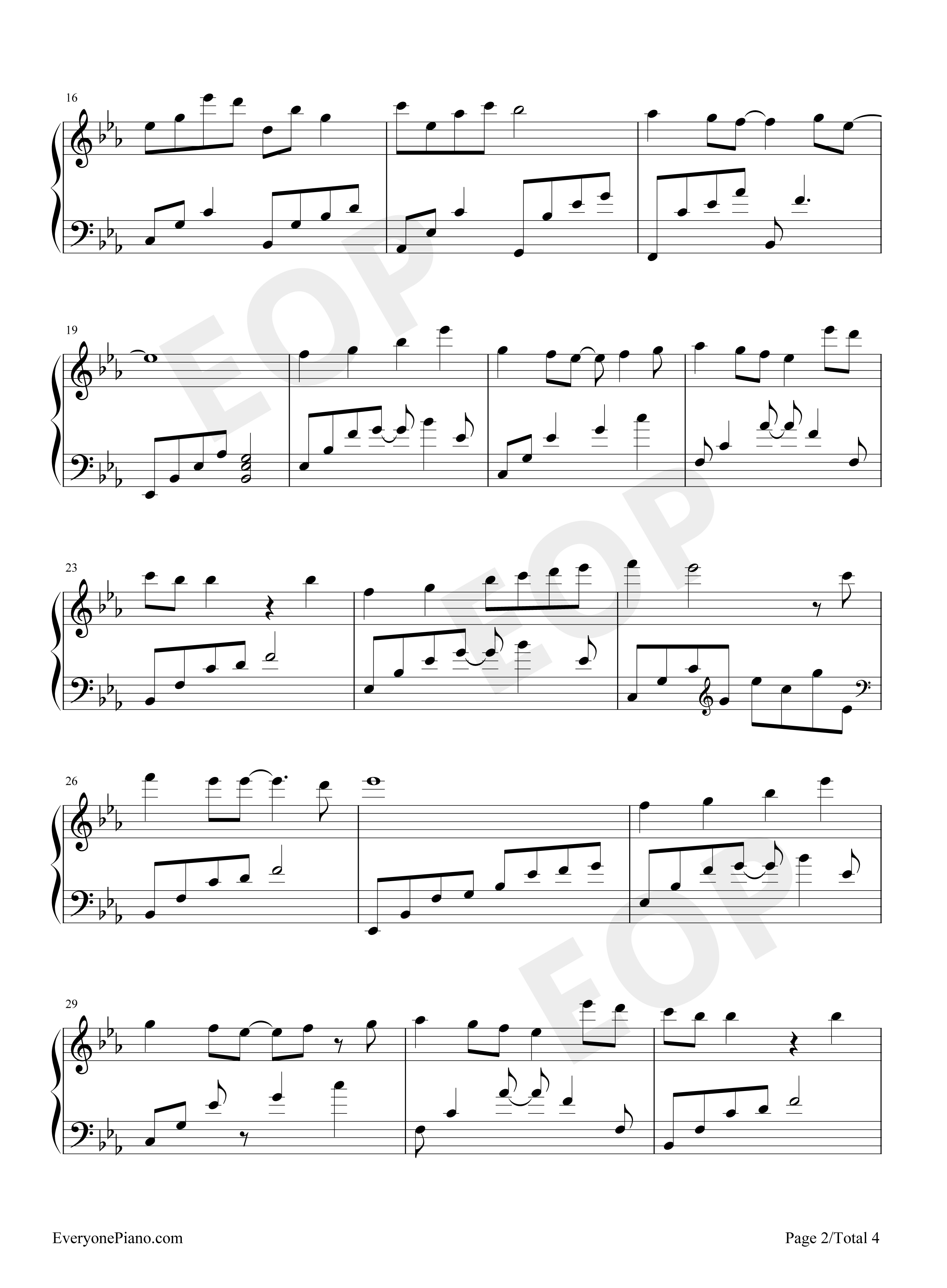 The_World_Is_Asleep钢琴谱_IsotlanD