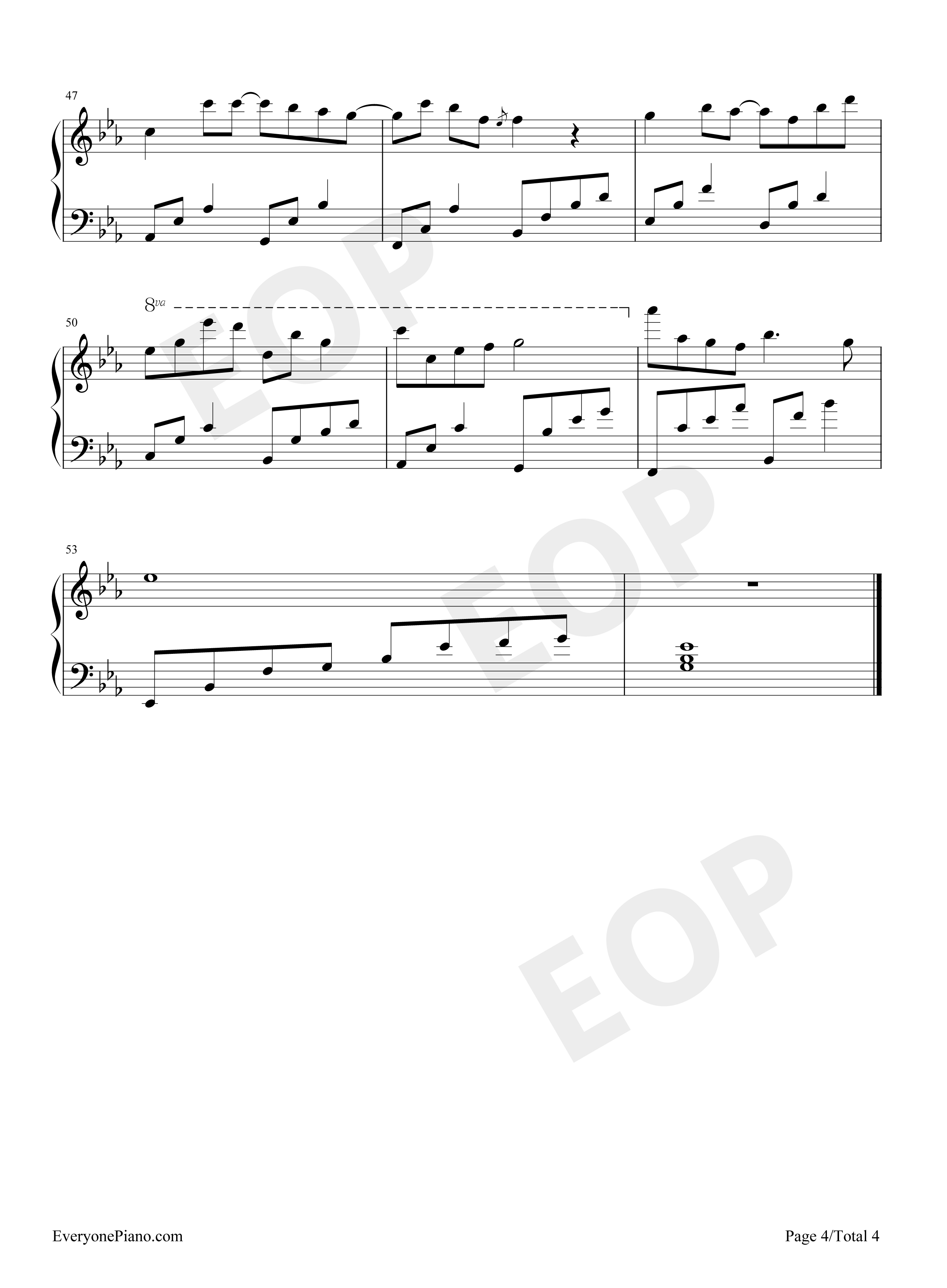 The_World_Is_Asleep钢琴谱_IsotlanD