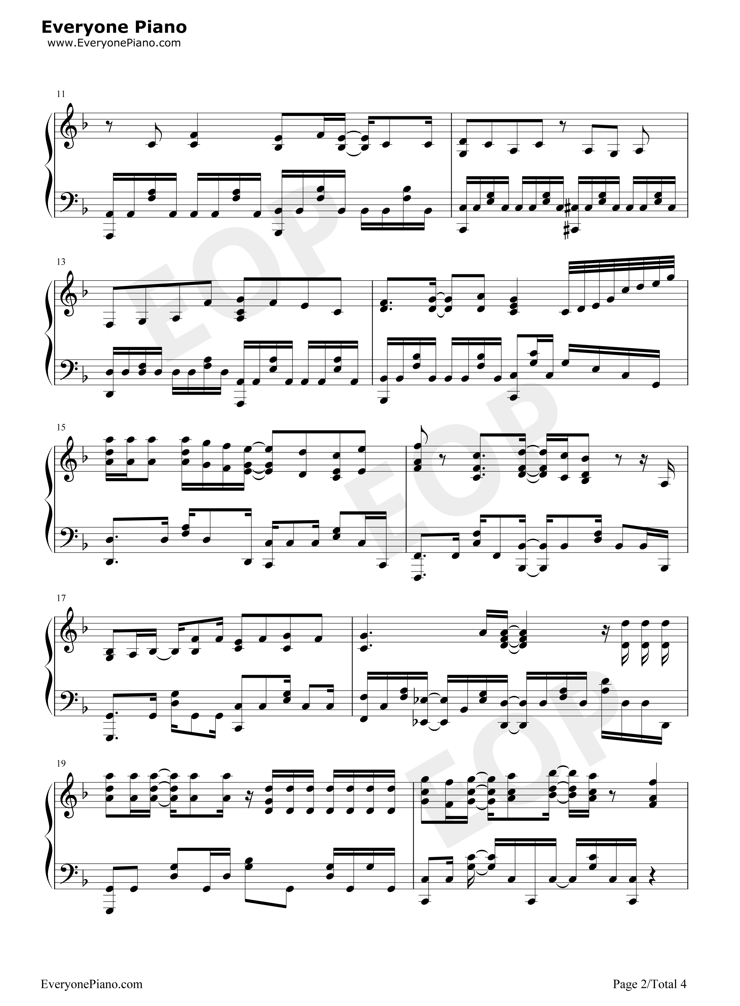 二人なら钢琴谱_BiSH