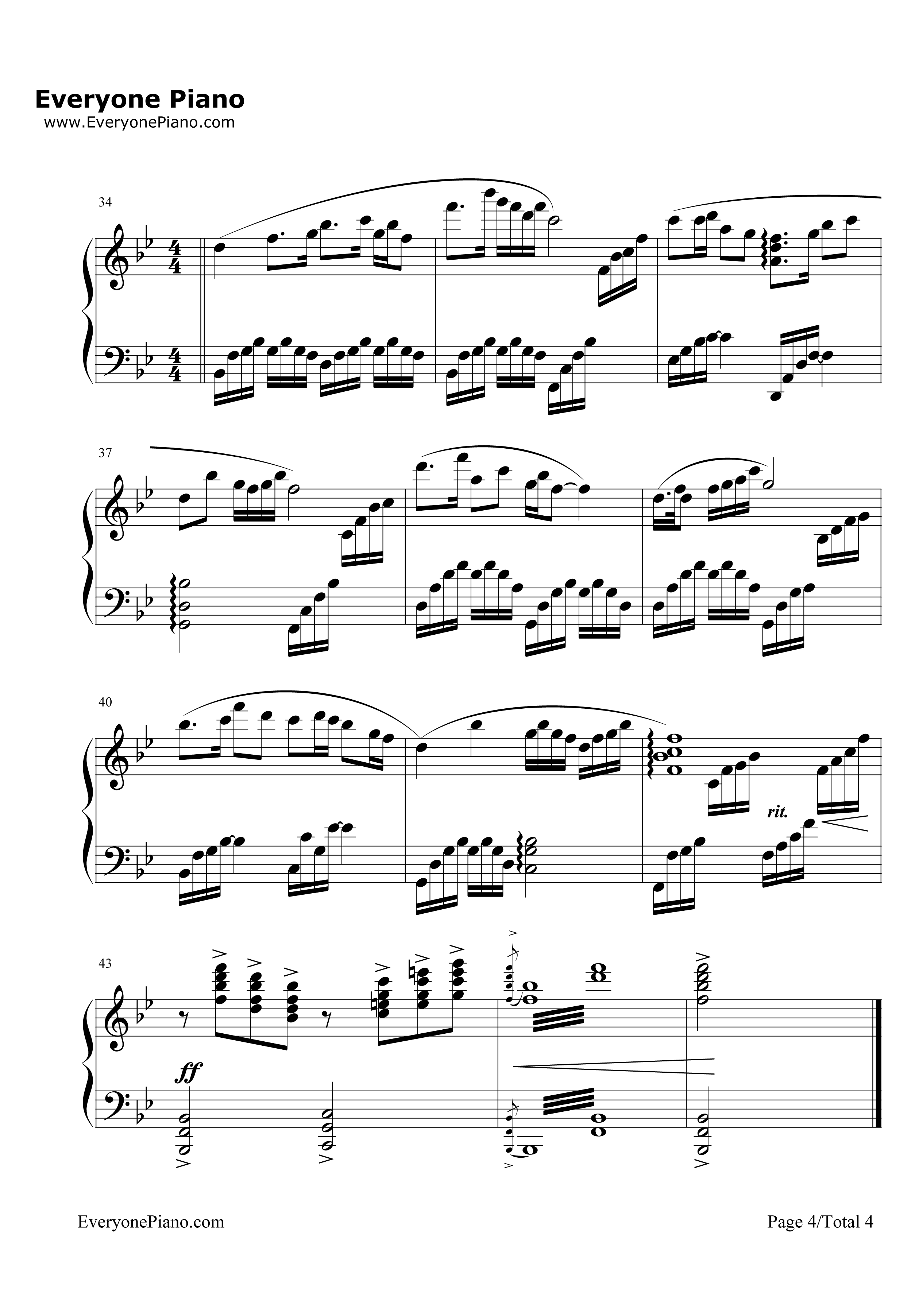 梁祝钢琴谱_陈钢