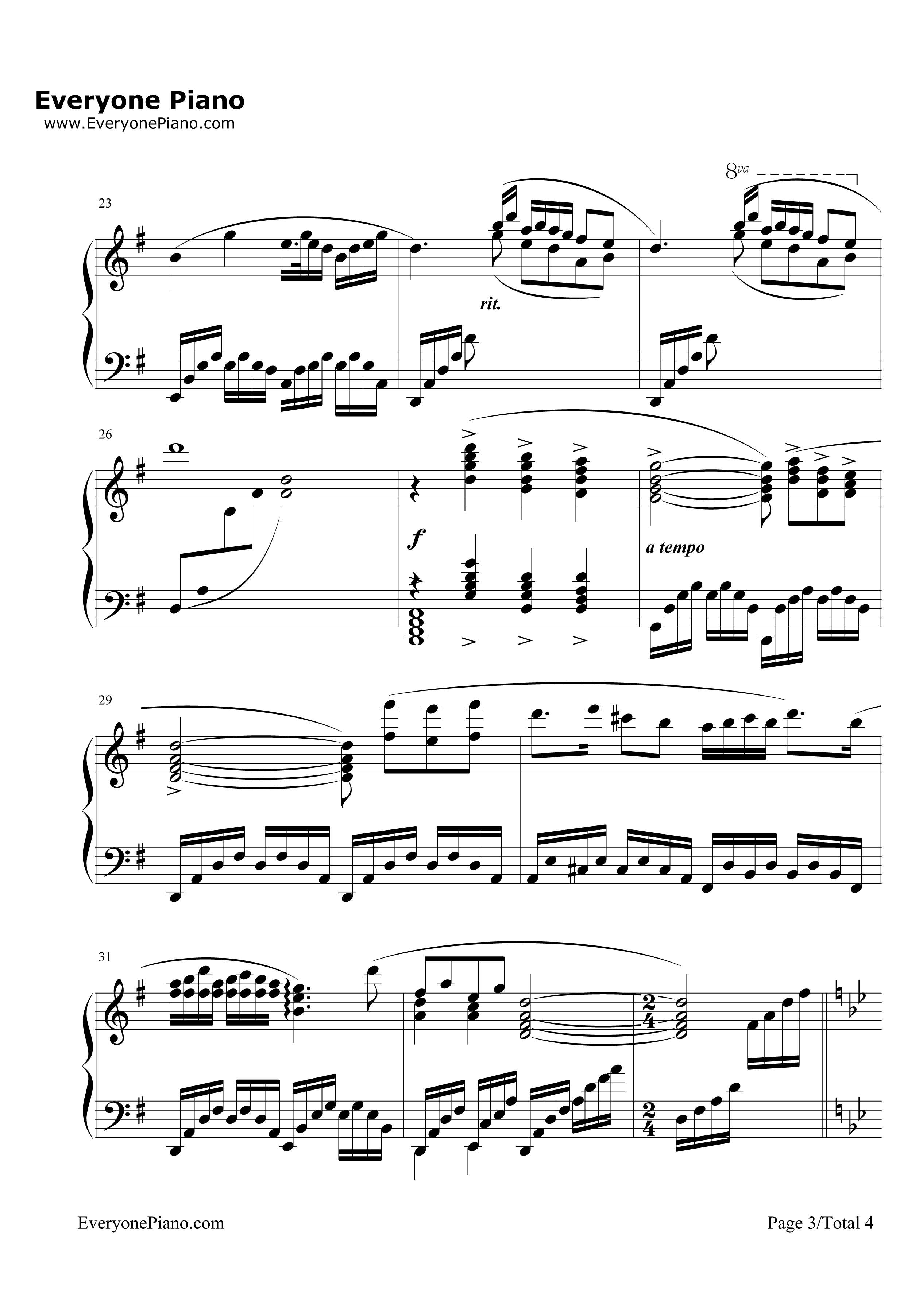 梁祝钢琴谱_陈钢