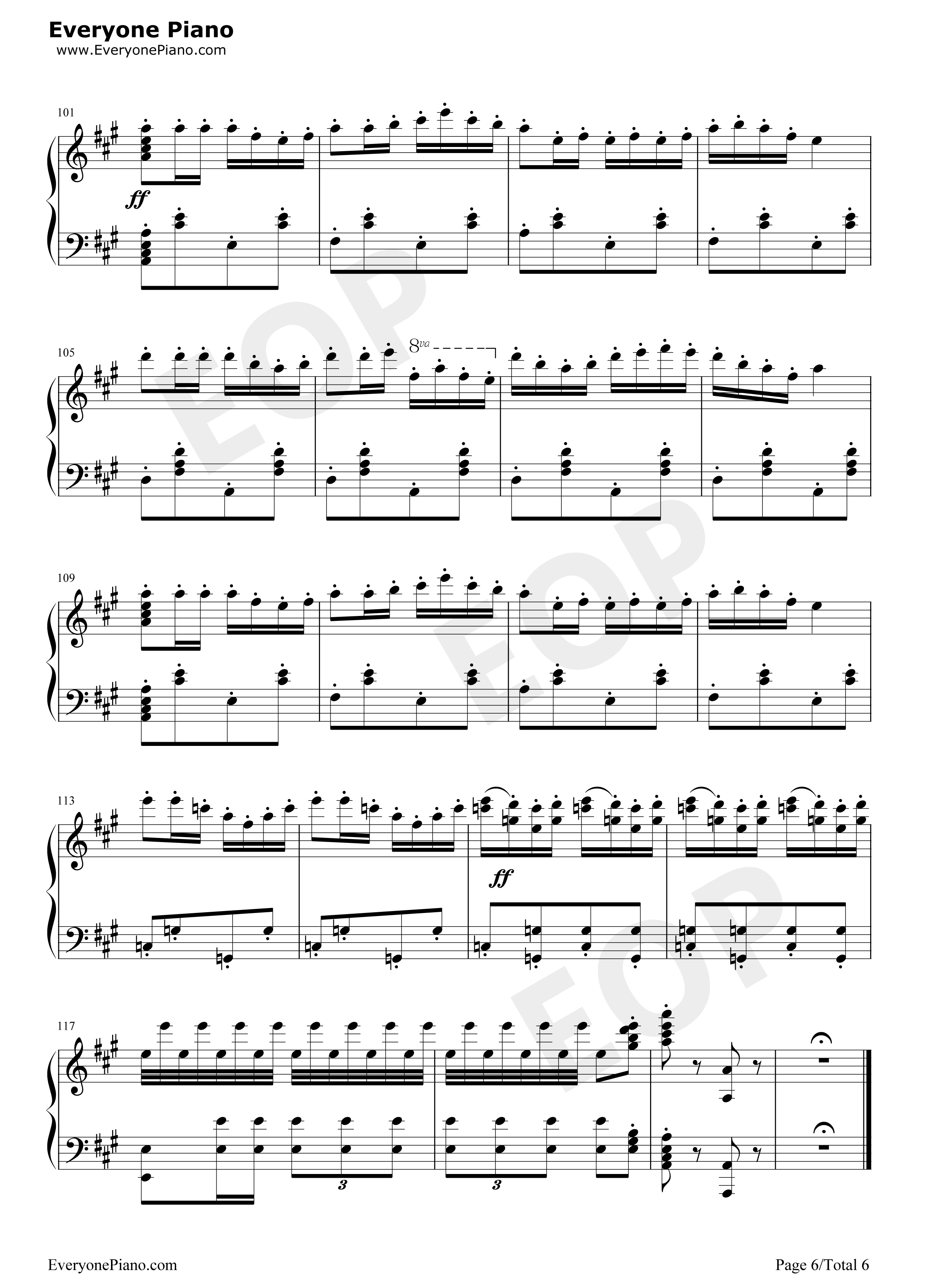 卡门序曲钢琴谱_比才