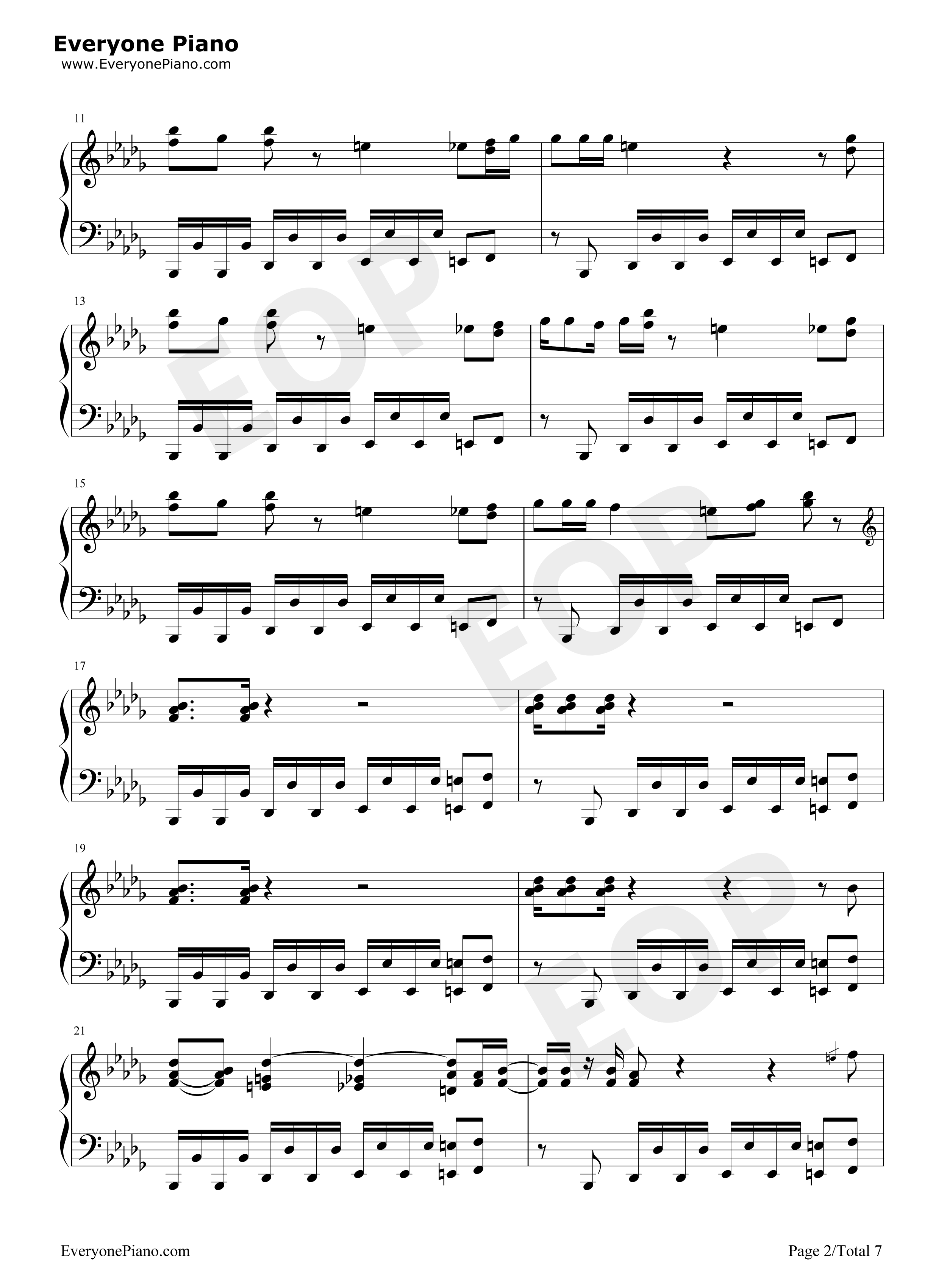 Bad钢琴谱_Michael_Jackson