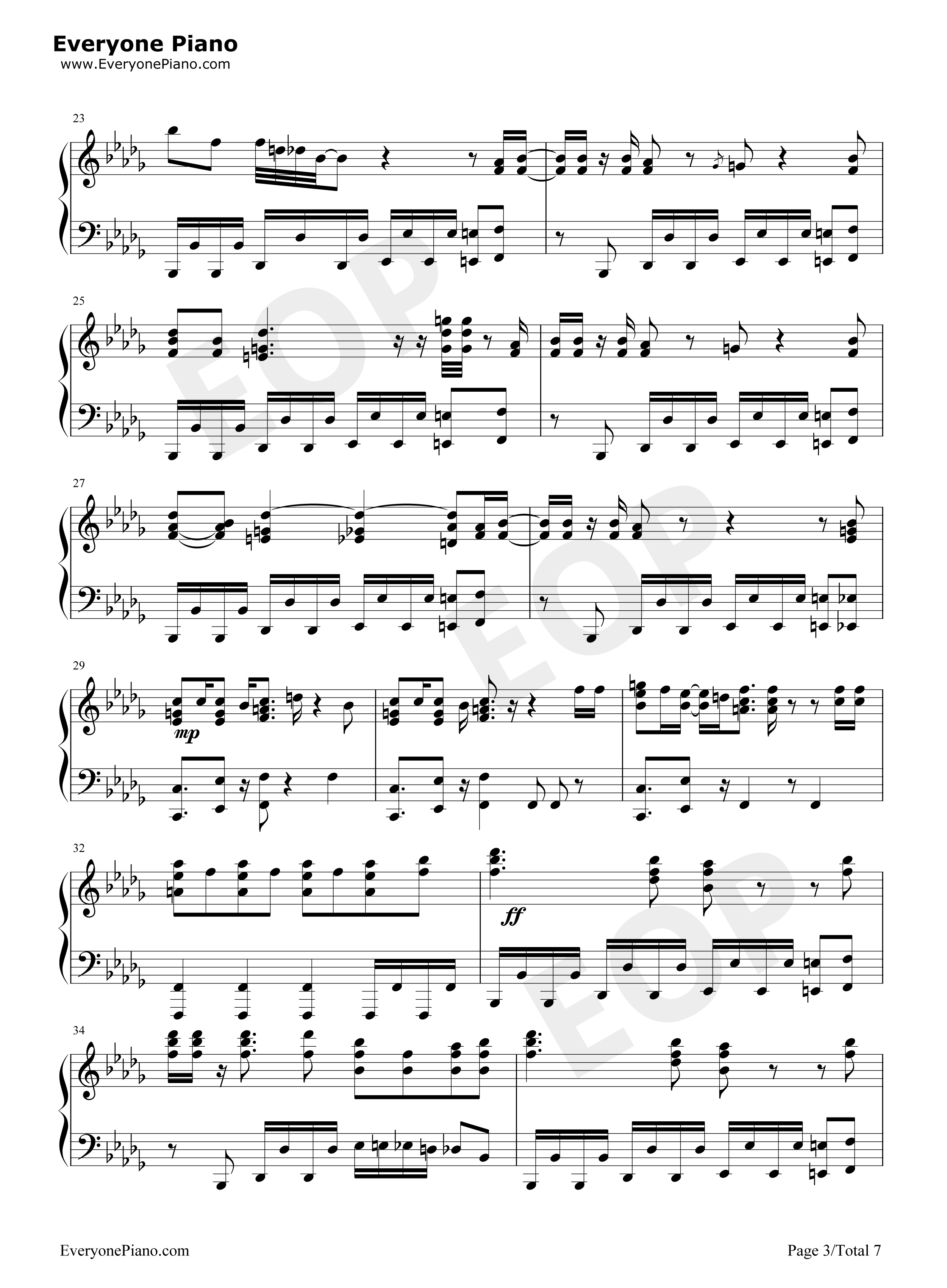 Bad钢琴谱_Michael_Jackson