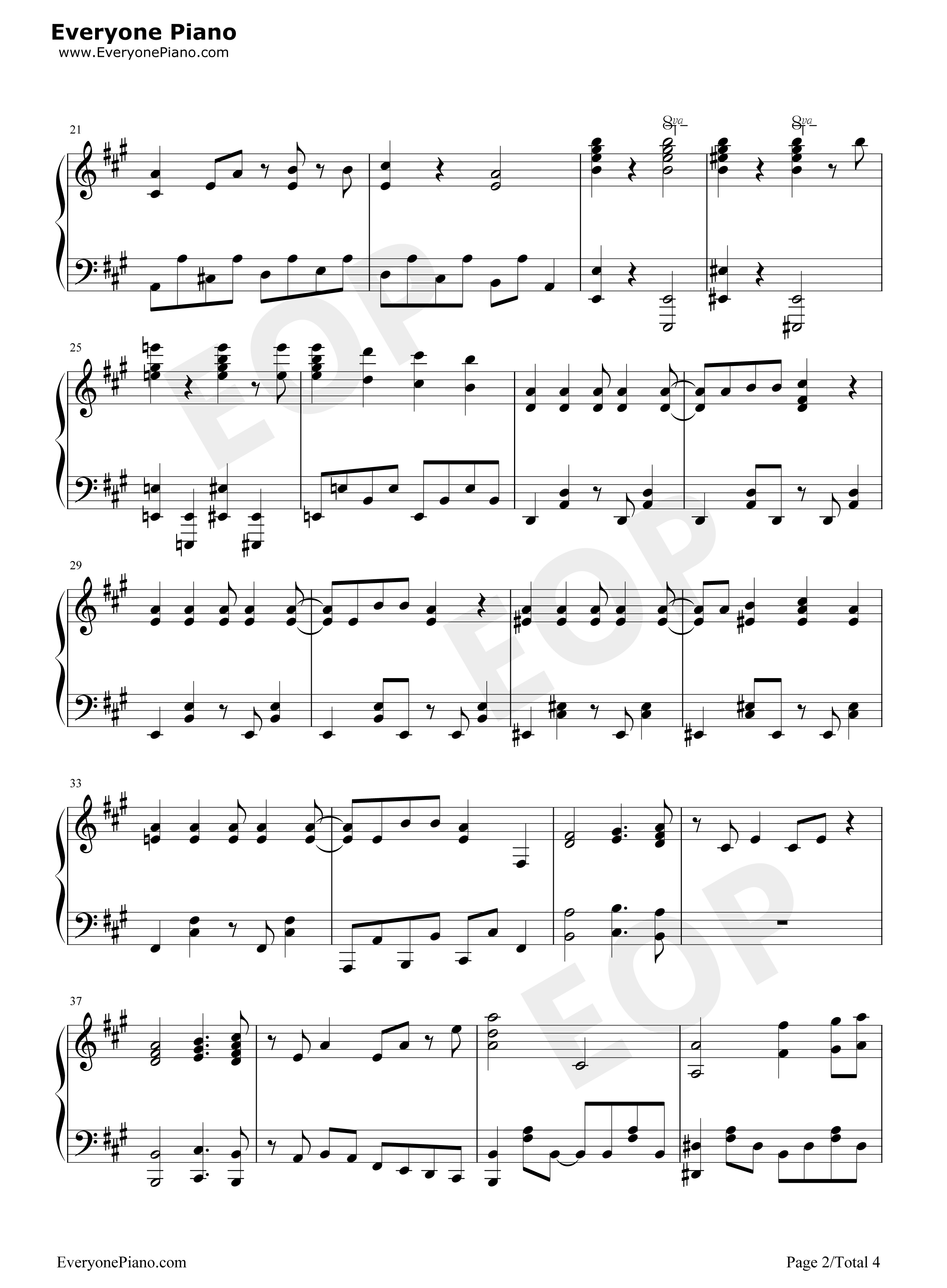 ハッピー・ハッピー・フレンズ钢琴谱_わたてん☆5