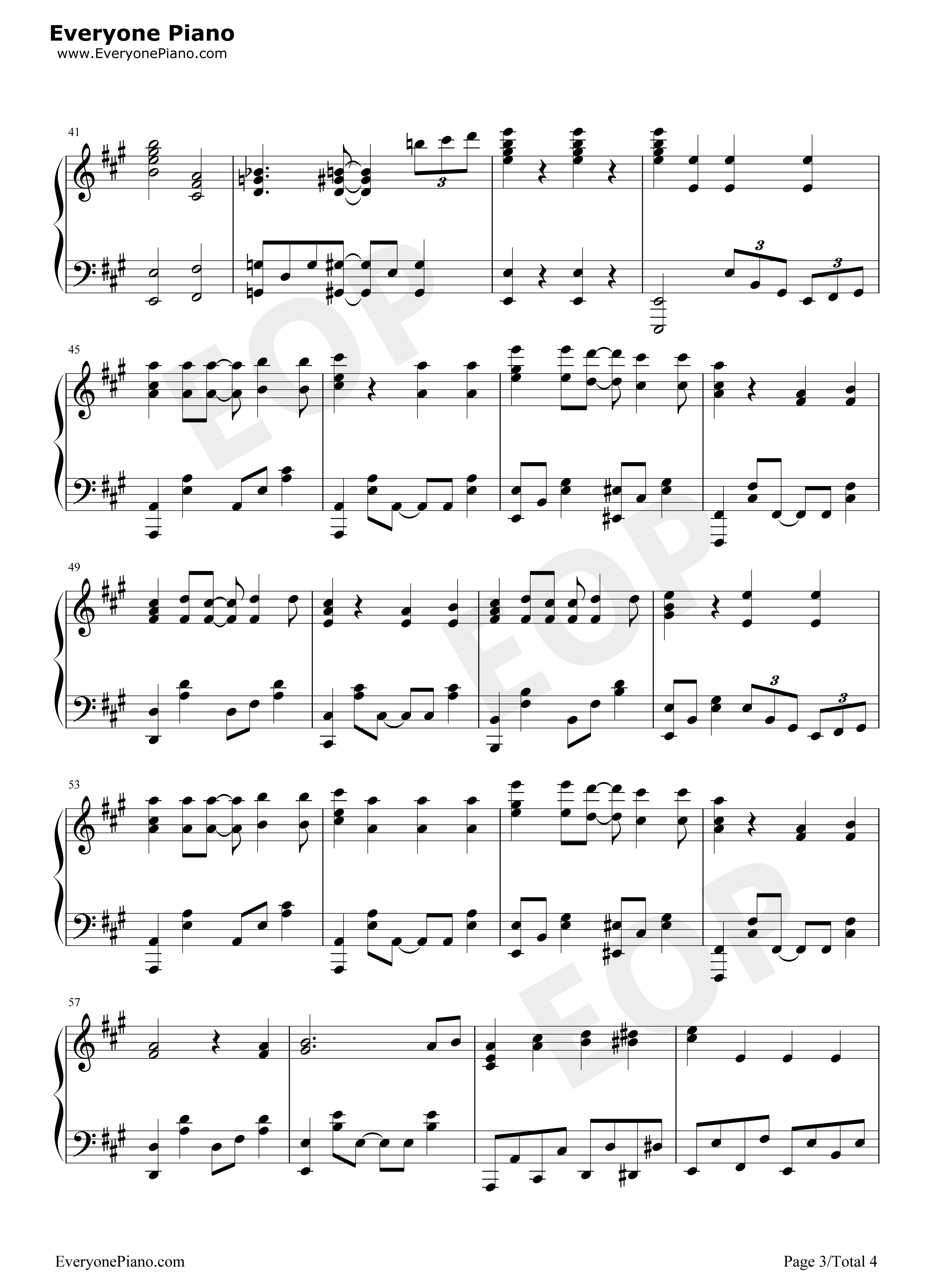 ハッピー・ハッピー・フレンズ钢琴谱_わたてん☆5