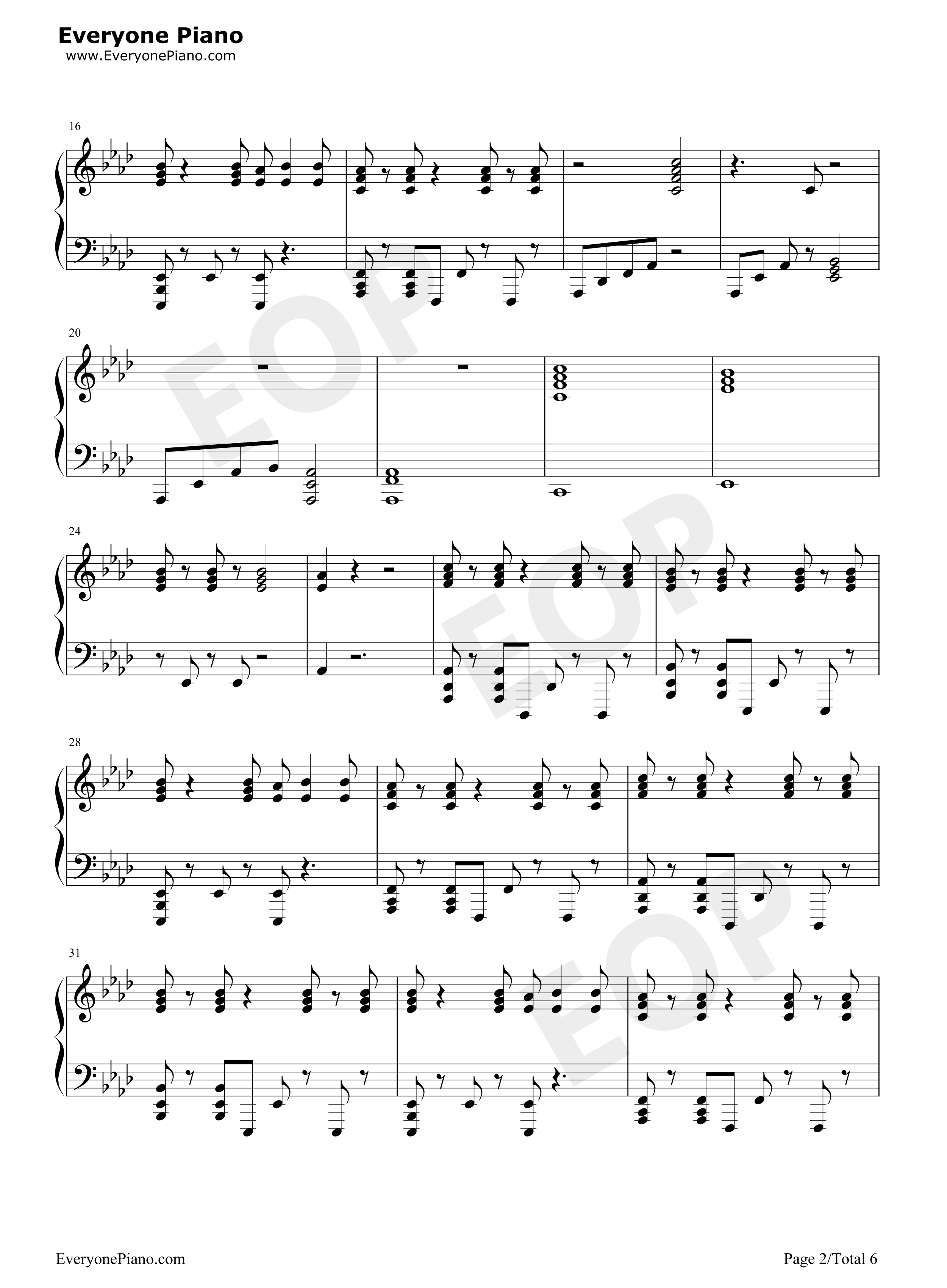 像暗杀似的绕到背后突然拥抱你钢琴谱_太一