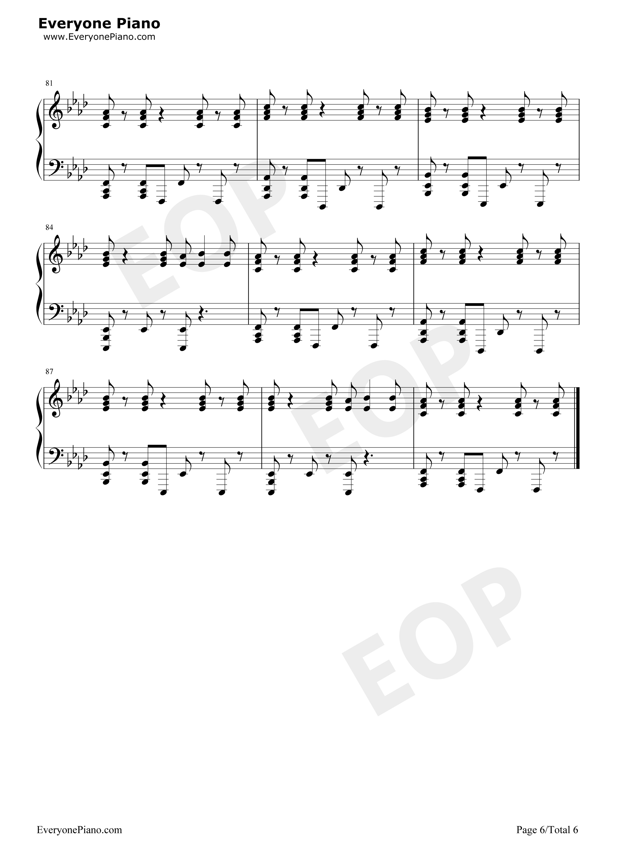 像暗杀似的绕到背后突然拥抱你钢琴谱_太一