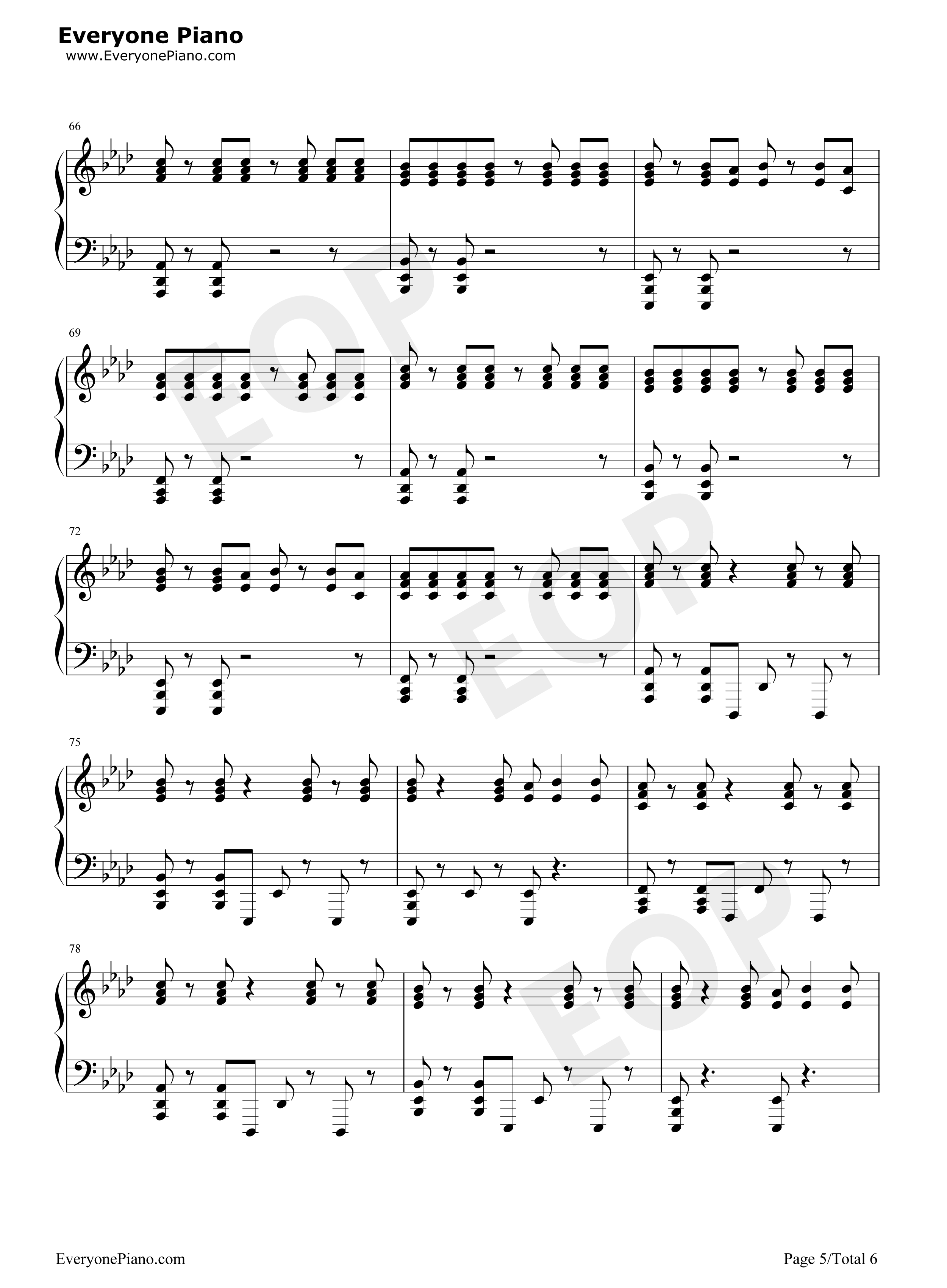 像暗杀似的绕到背后突然拥抱你钢琴谱_太一