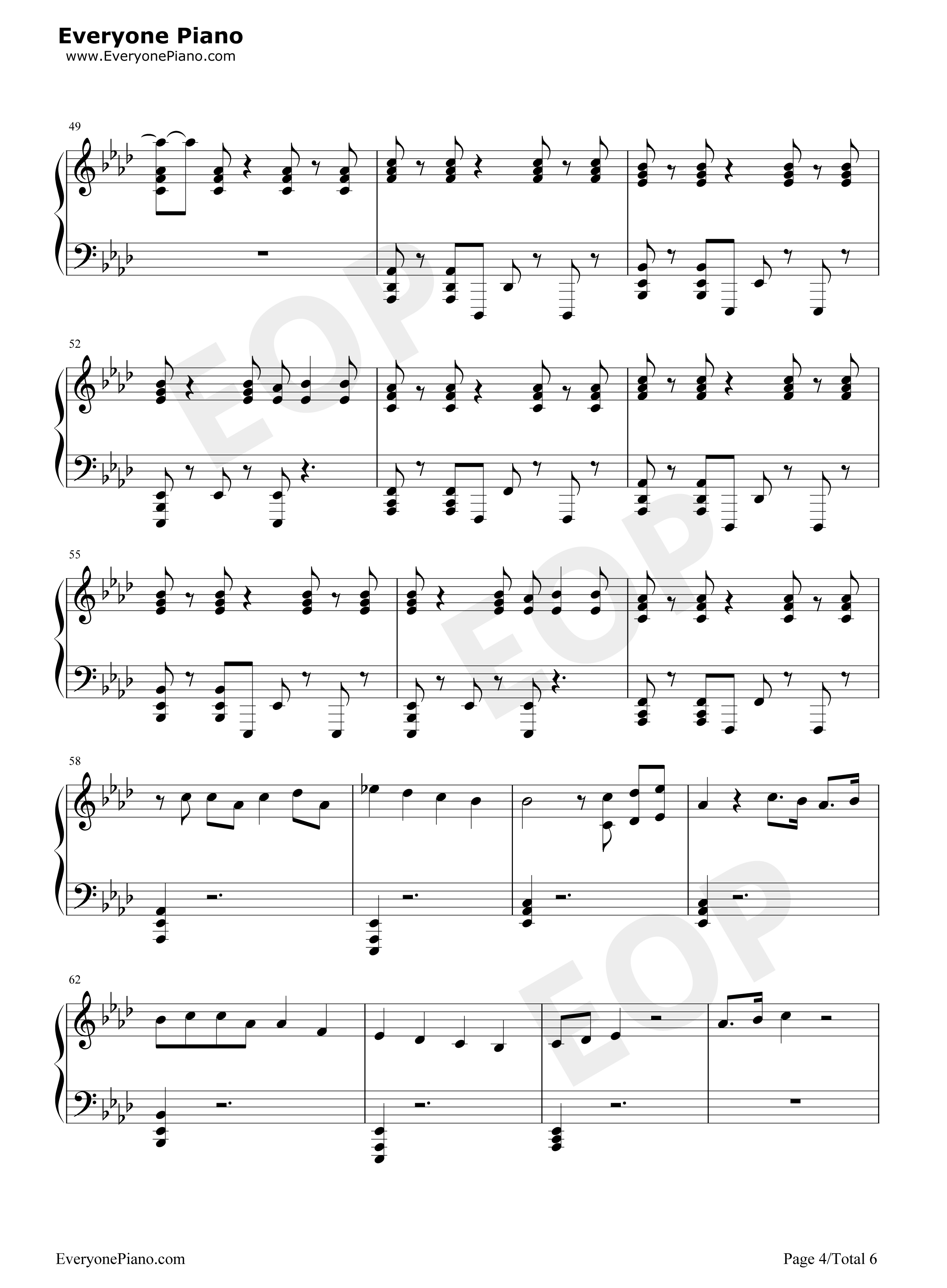 像暗杀似的绕到背后突然拥抱你钢琴谱_太一