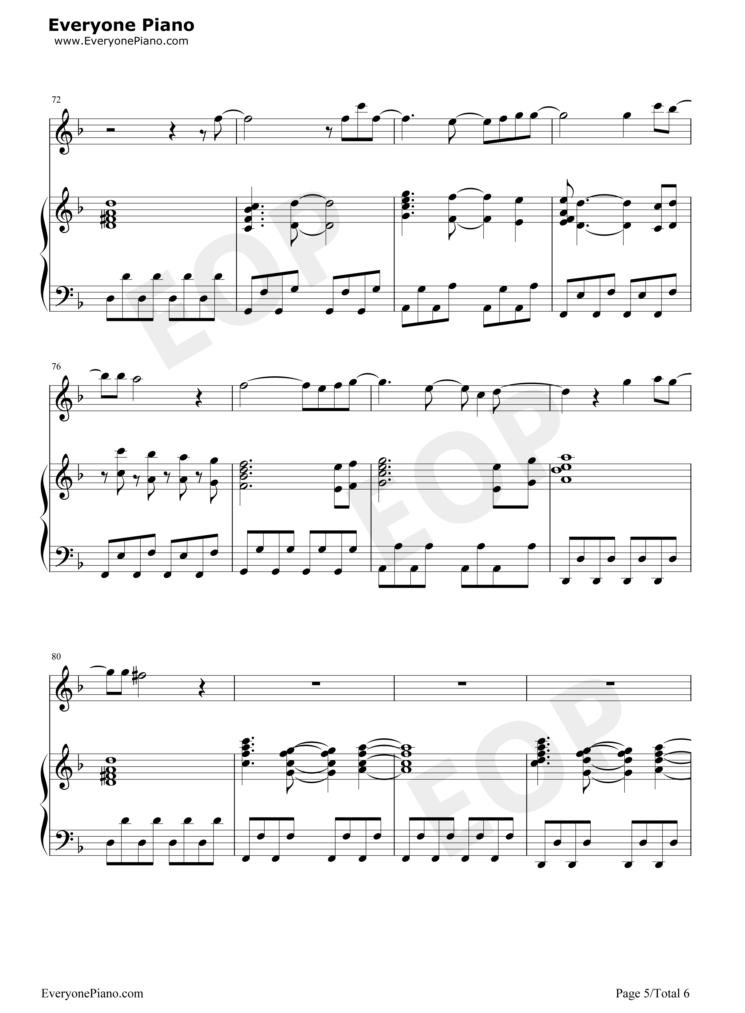 风の辿り着く场所钢琴谱_彩菜