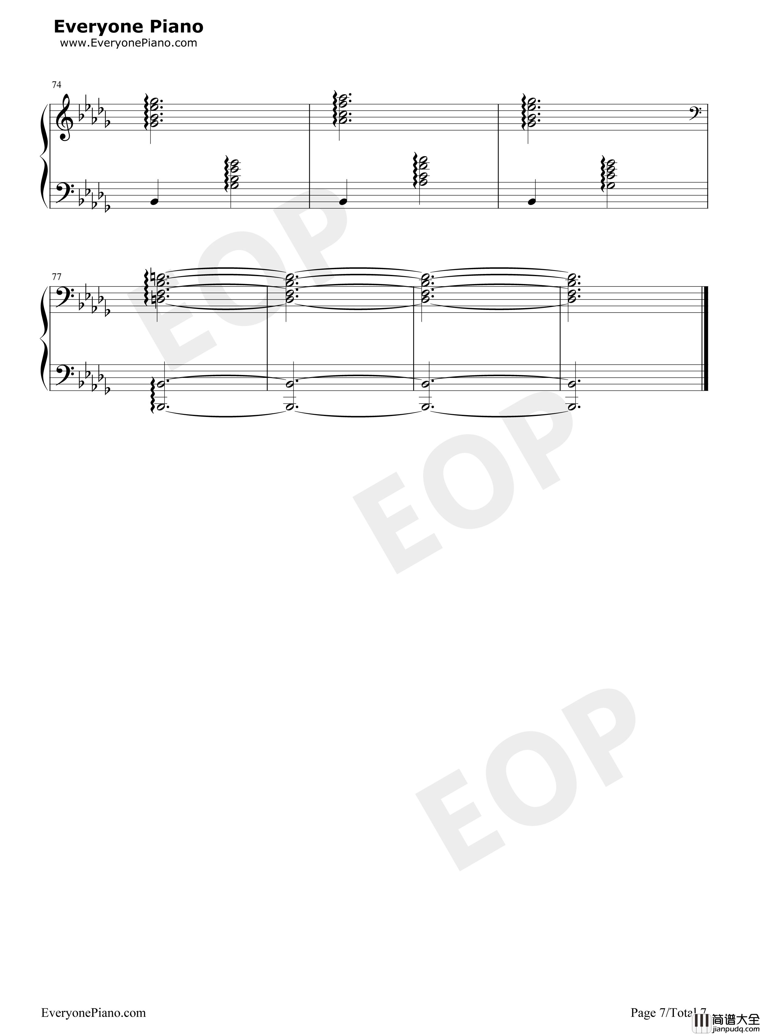 イザベラの唄钢琴谱_小畑貴裕