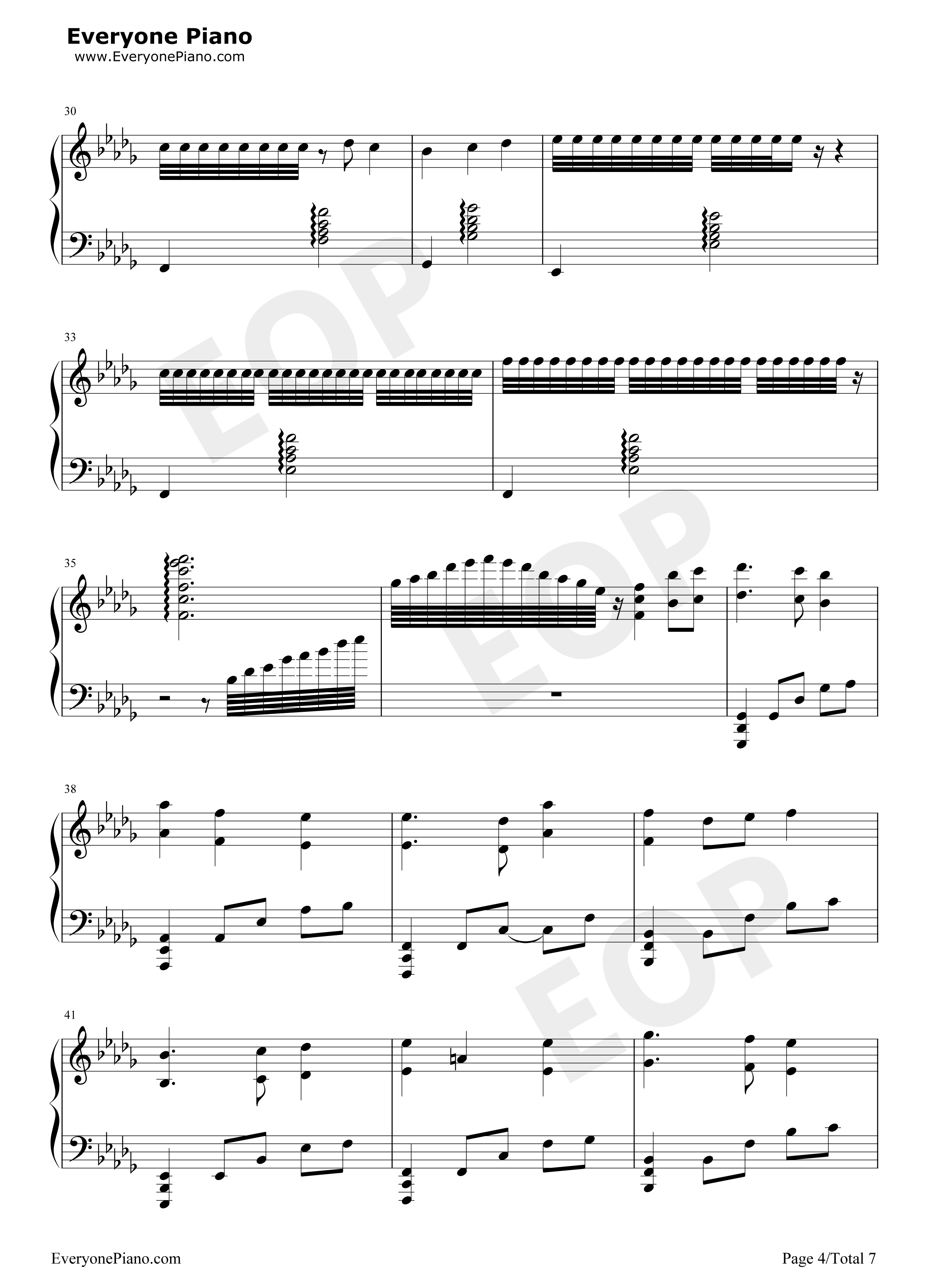 イザベラの唄钢琴谱_小畑貴裕