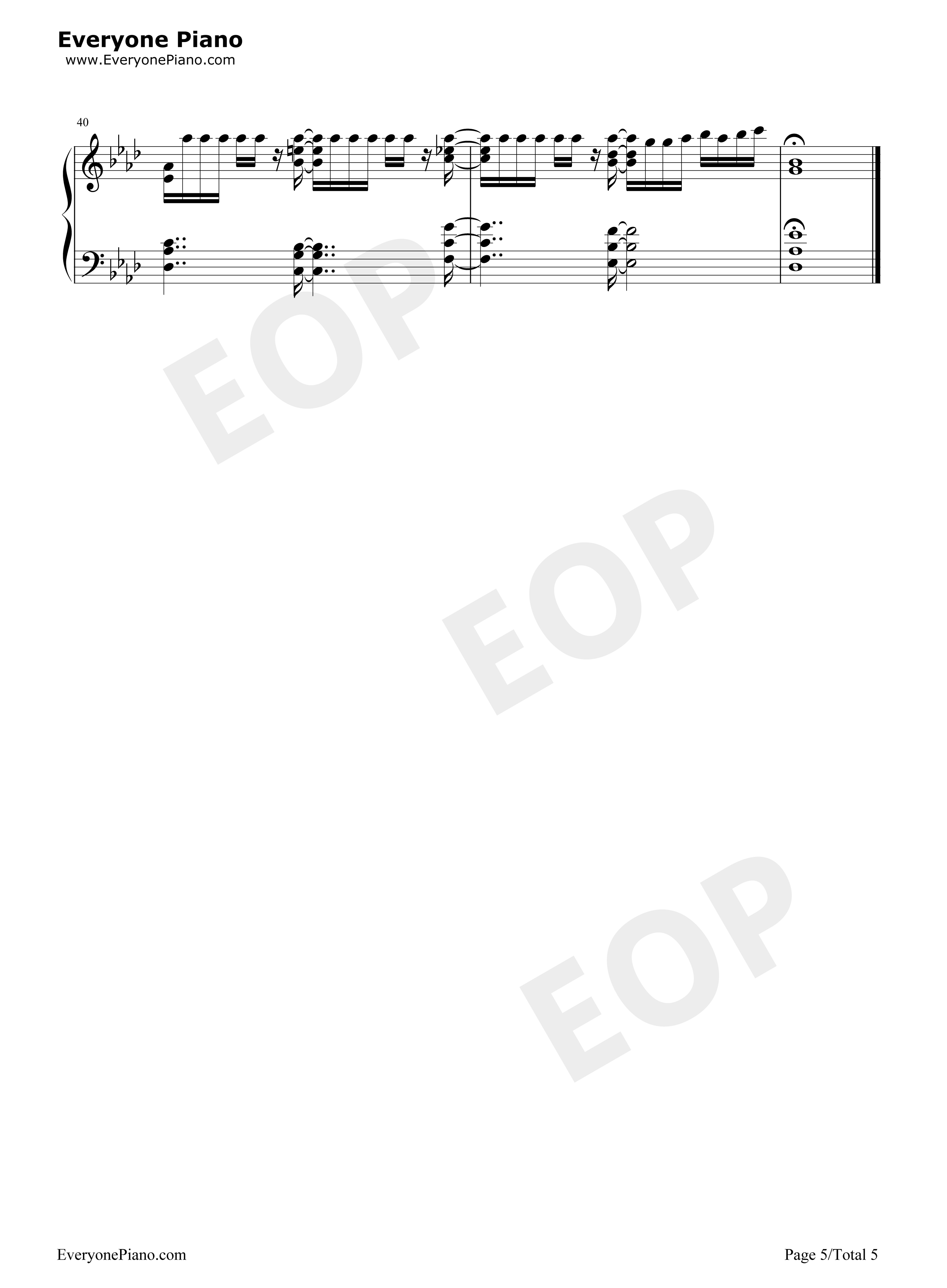 Sign钢琴谱_内田彩