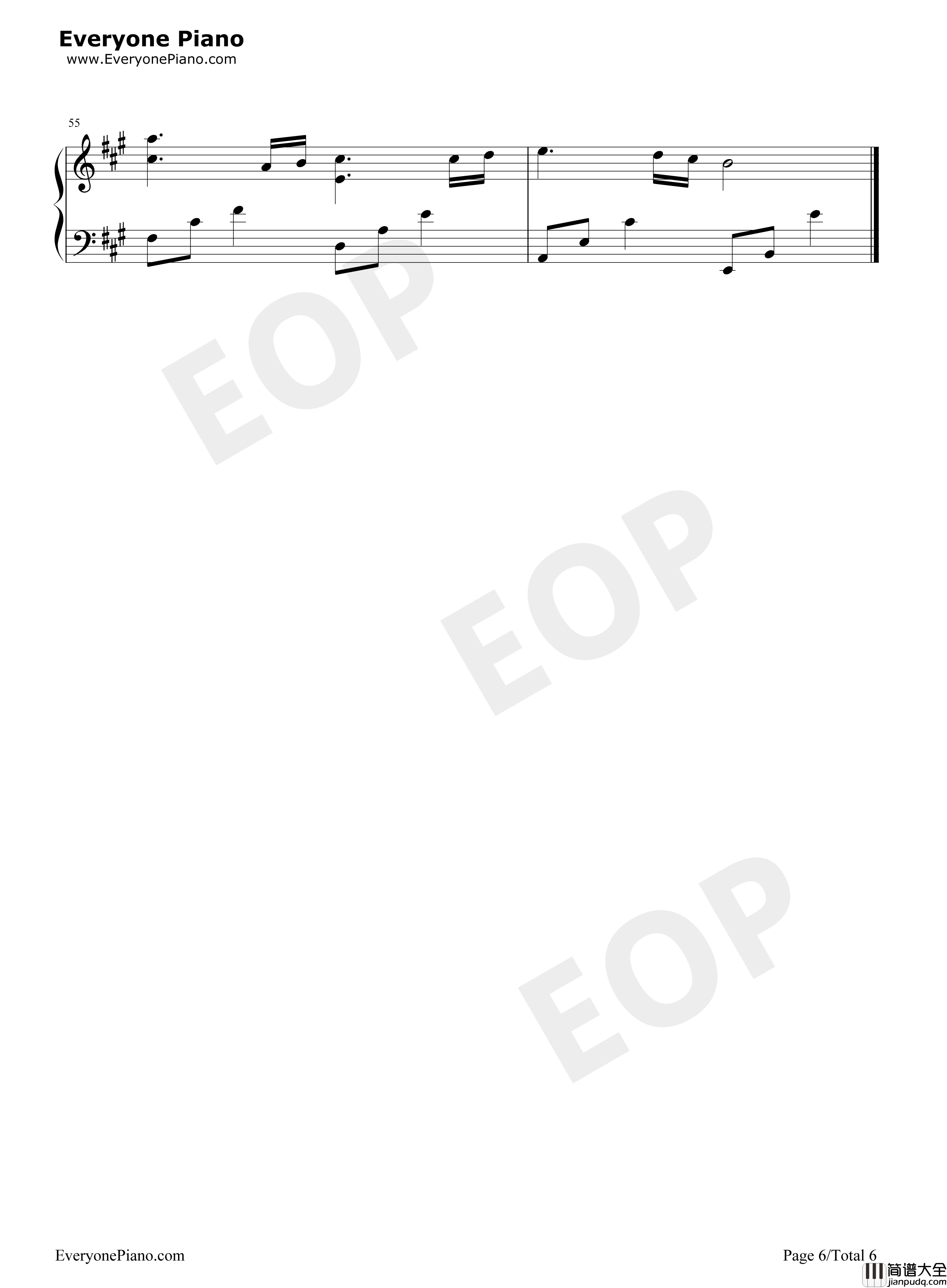 你的心河钢琴谱_李闰珉