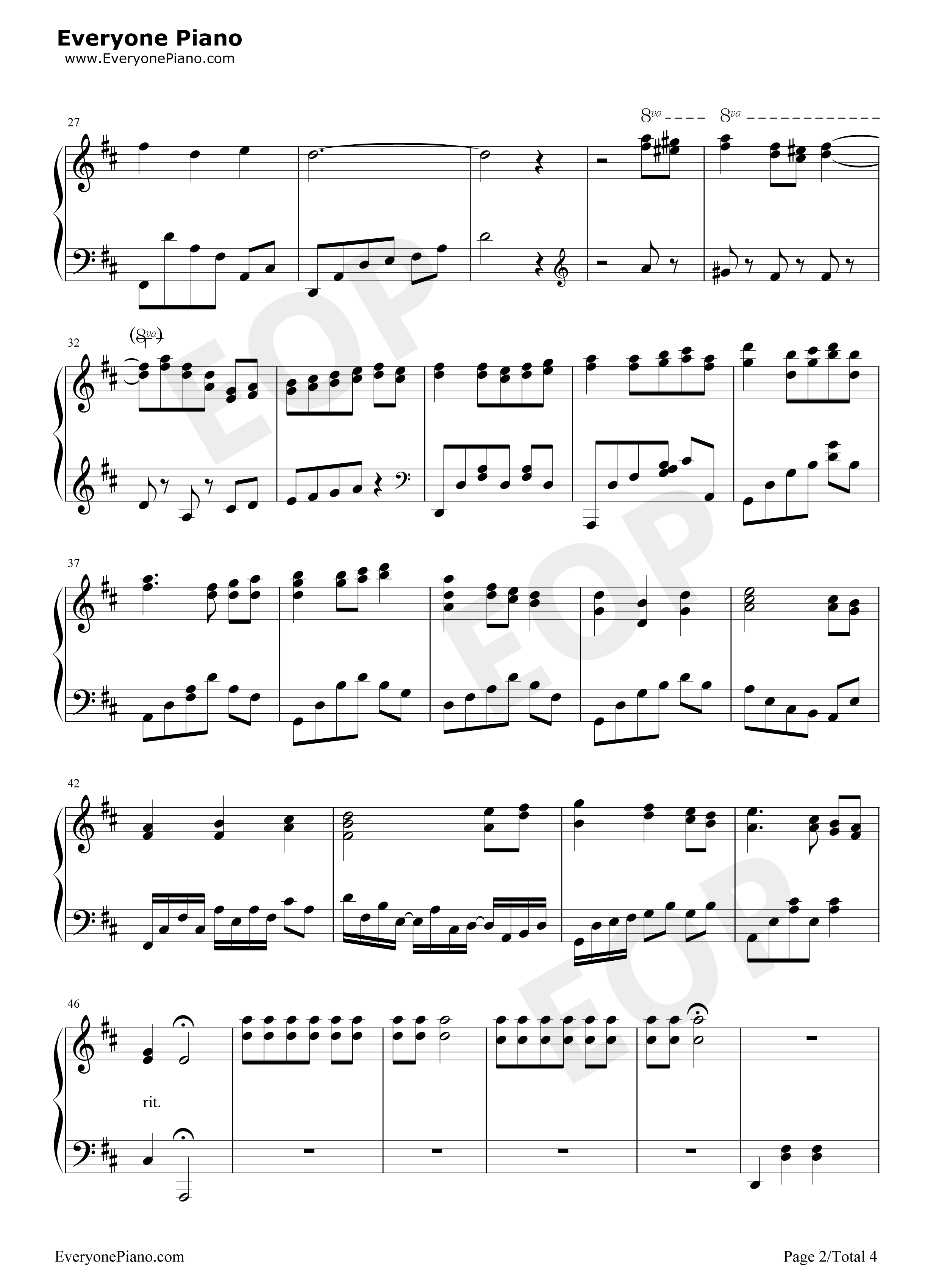 生日快乐钢琴谱_帕蒂·史密斯·希尔_米尔德里德·J.希尔