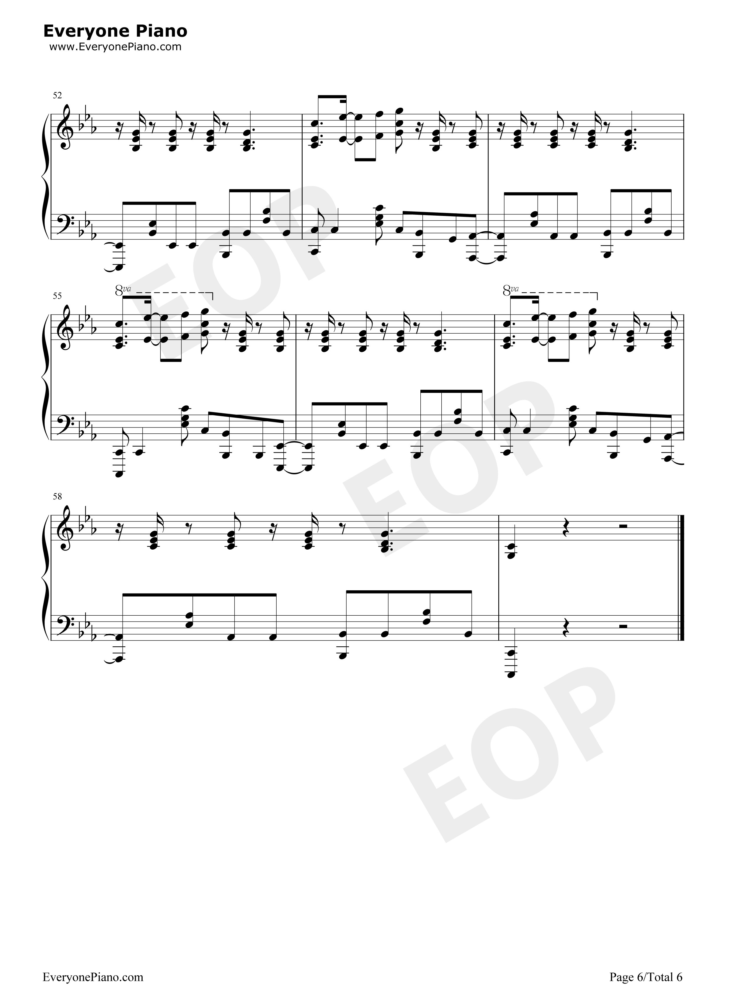 FAITH钢琴谱_MADKID