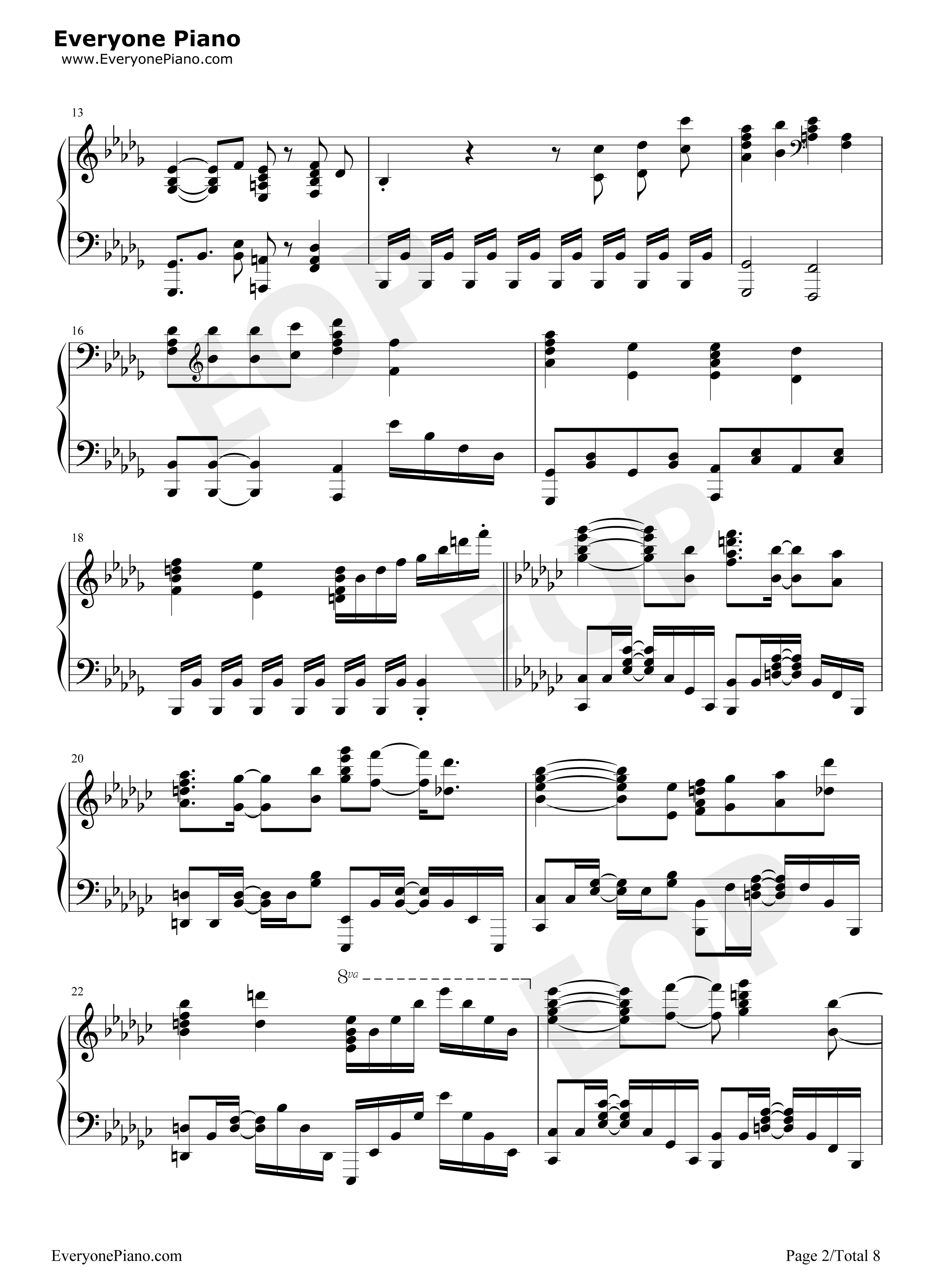 絶体絶命钢琴谱_Cö_shu_Nie