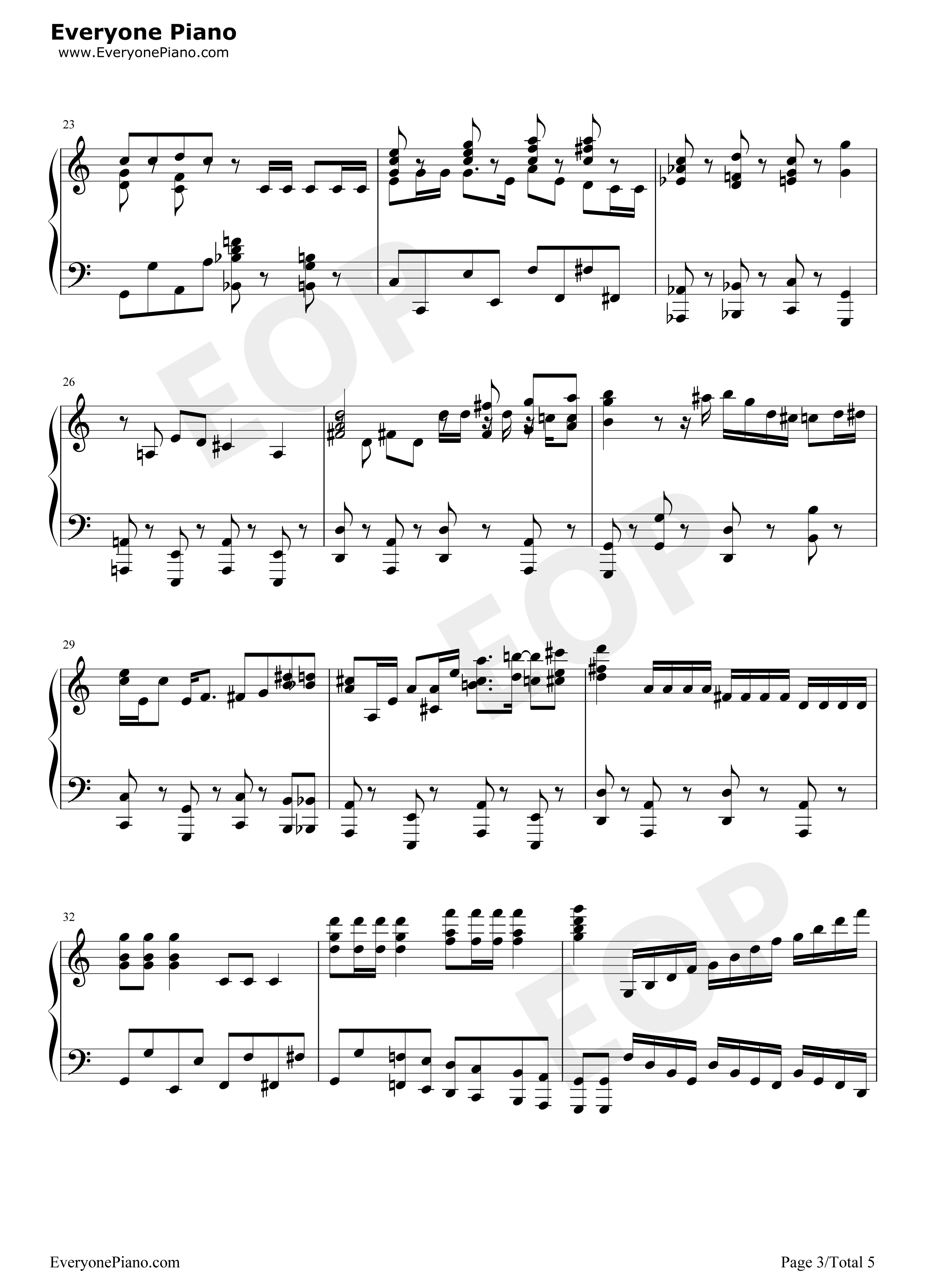 異世界かるてっと钢琴谱_日野聪_福岛润_小林裕介_悠木碧