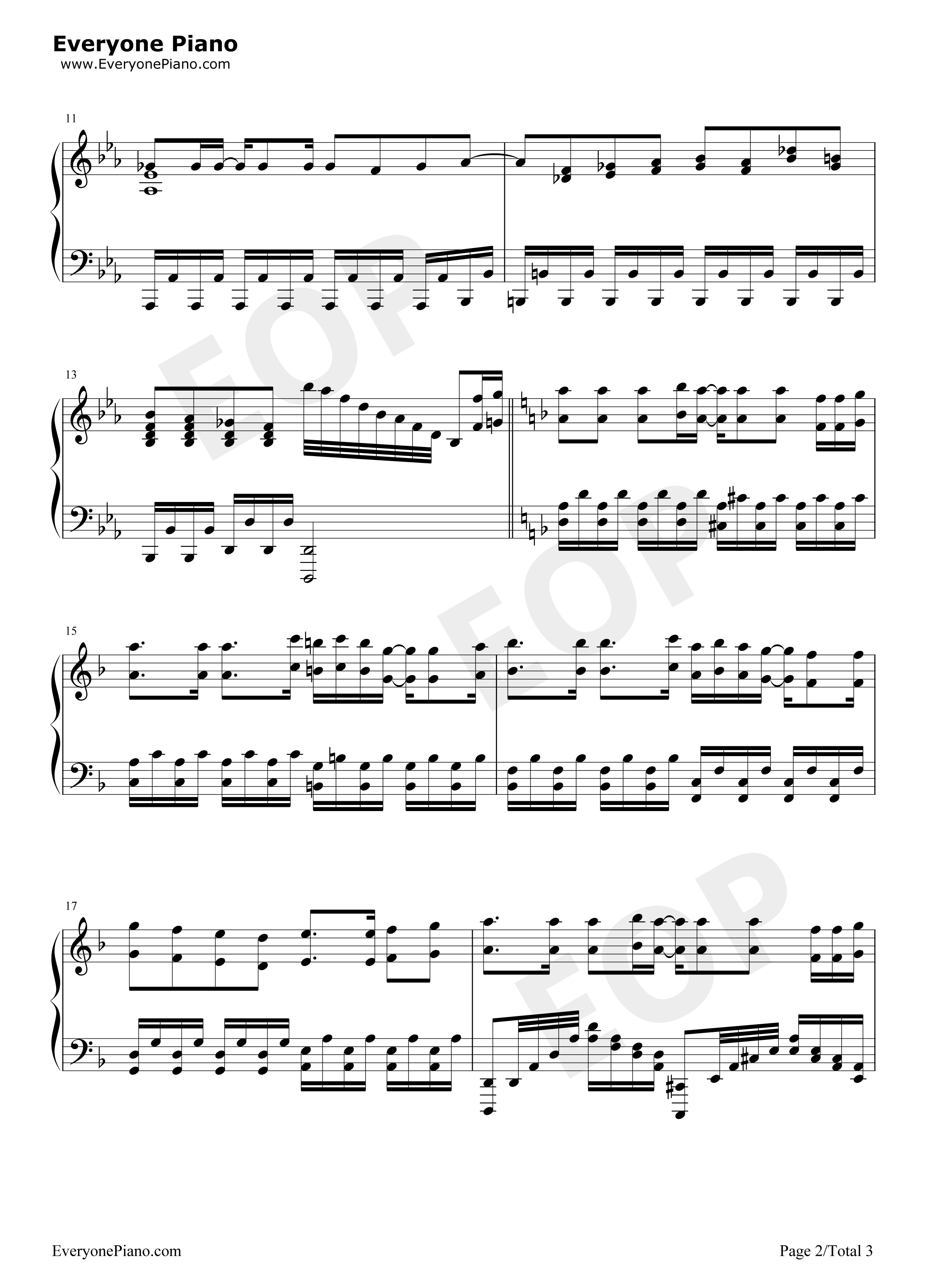 From_the_Edge钢琴谱_FictionJunction_LiSA