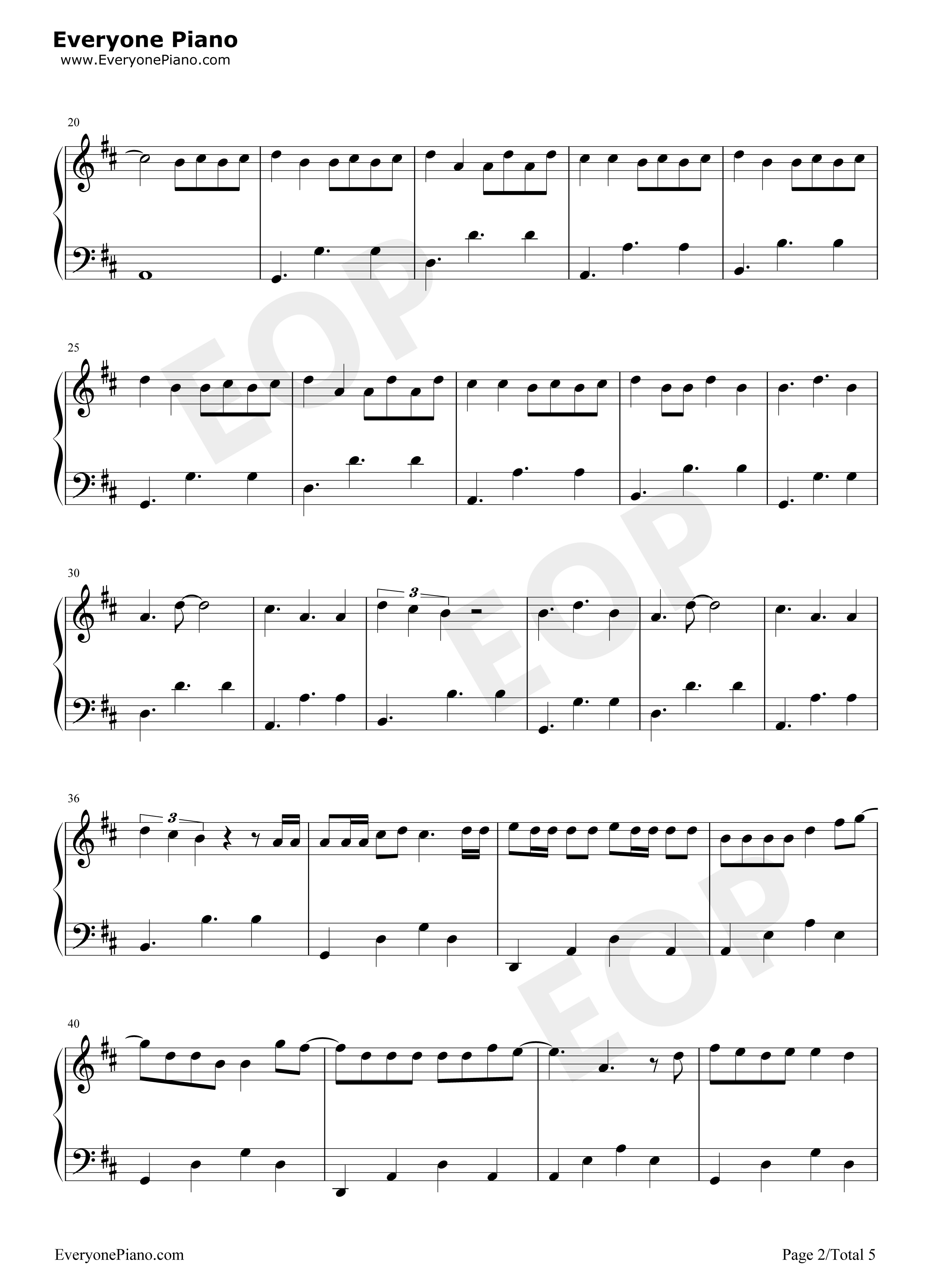 Calma钢琴谱_Pedro_Capo