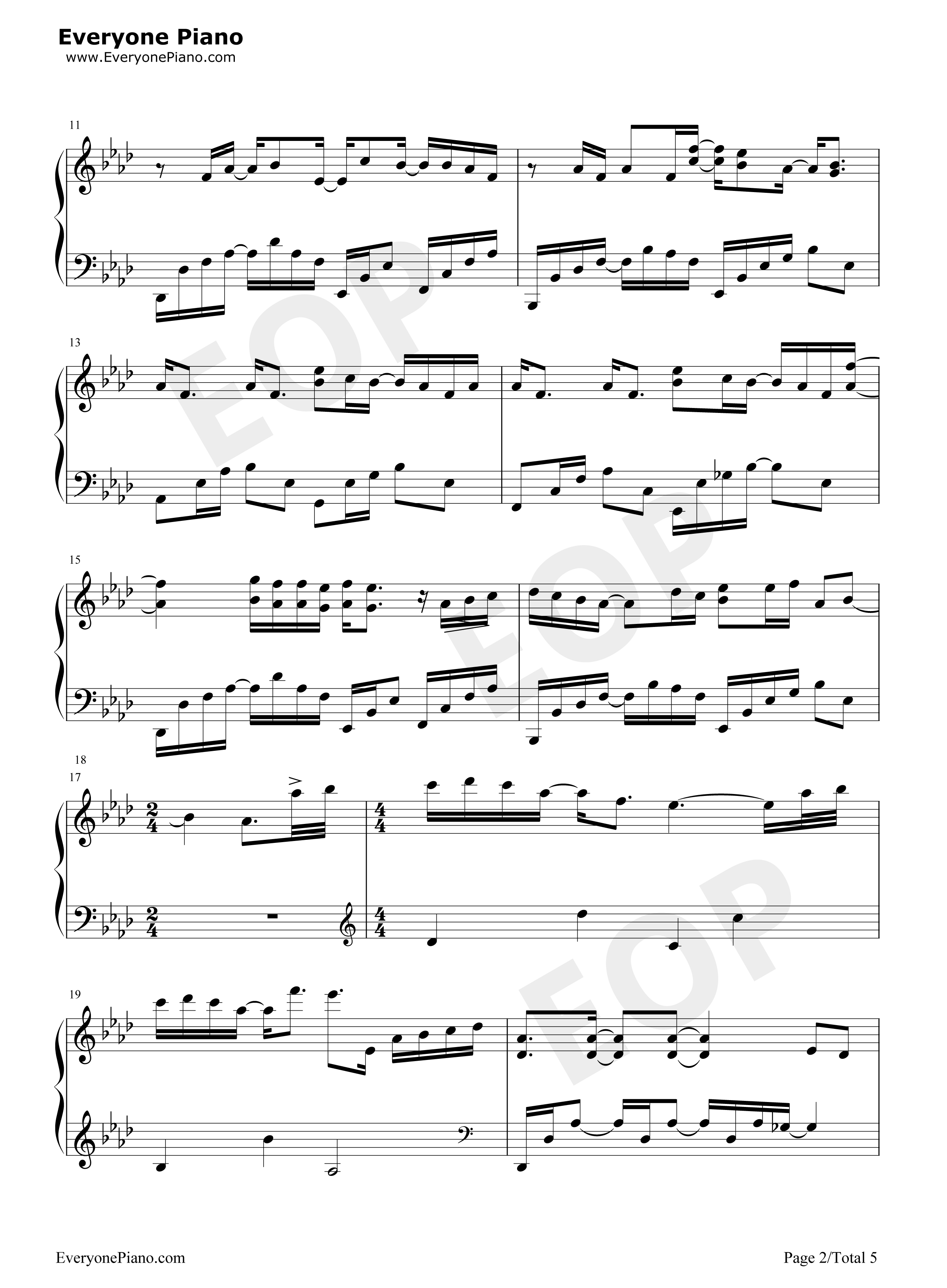 我们俩钢琴谱_郭顶