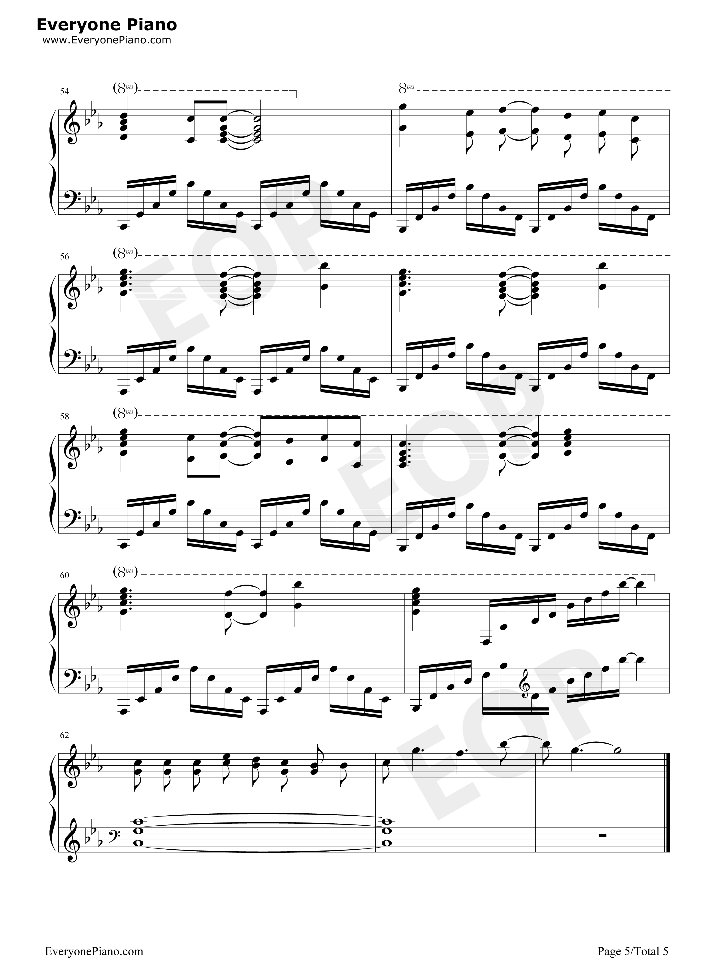 憧憬と屍の道钢琴谱_Linked_Horizon