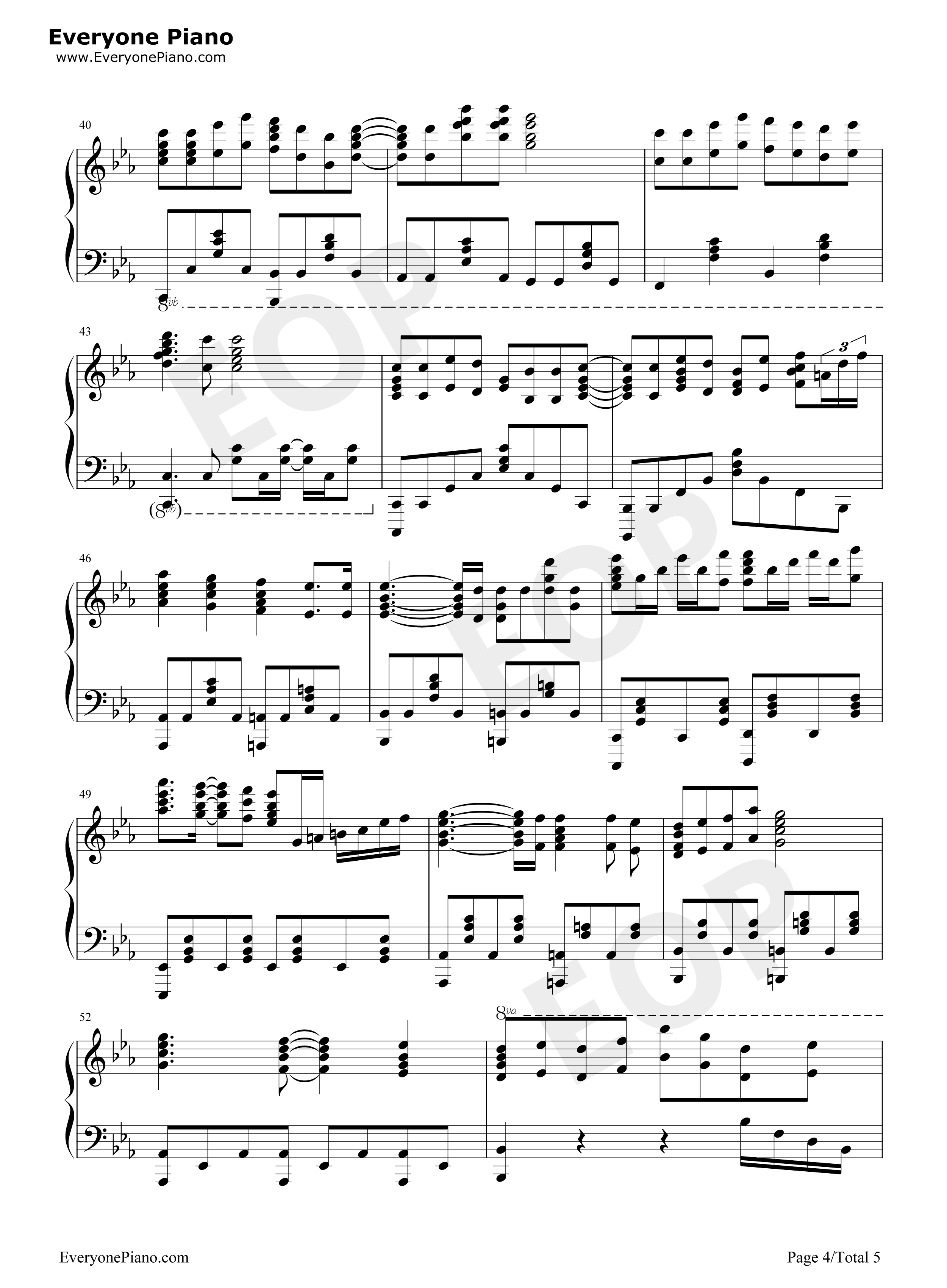 憧憬と屍の道钢琴谱_Linked_Horizon