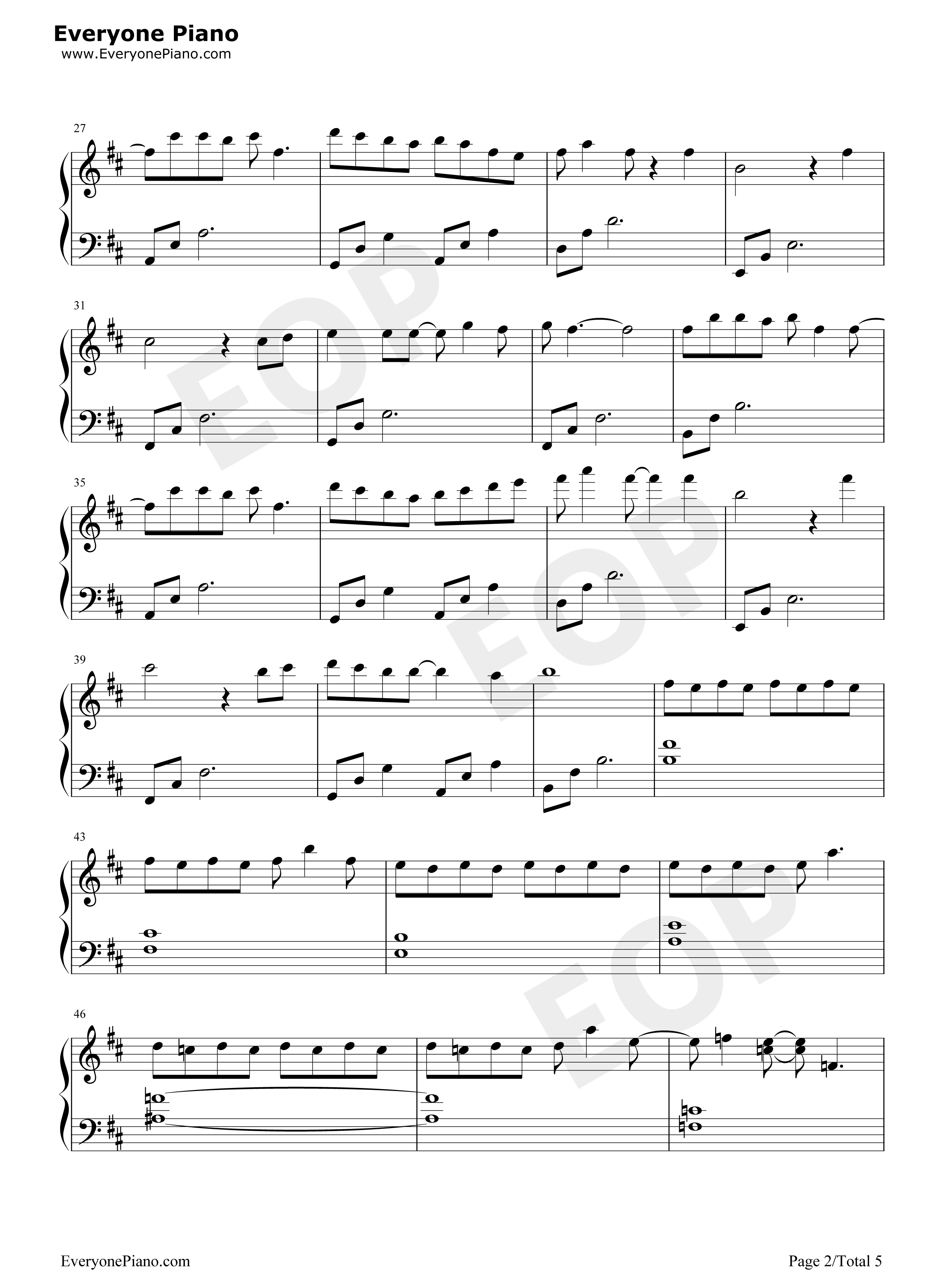 知否知否钢琴谱_胡夏_郁可唯