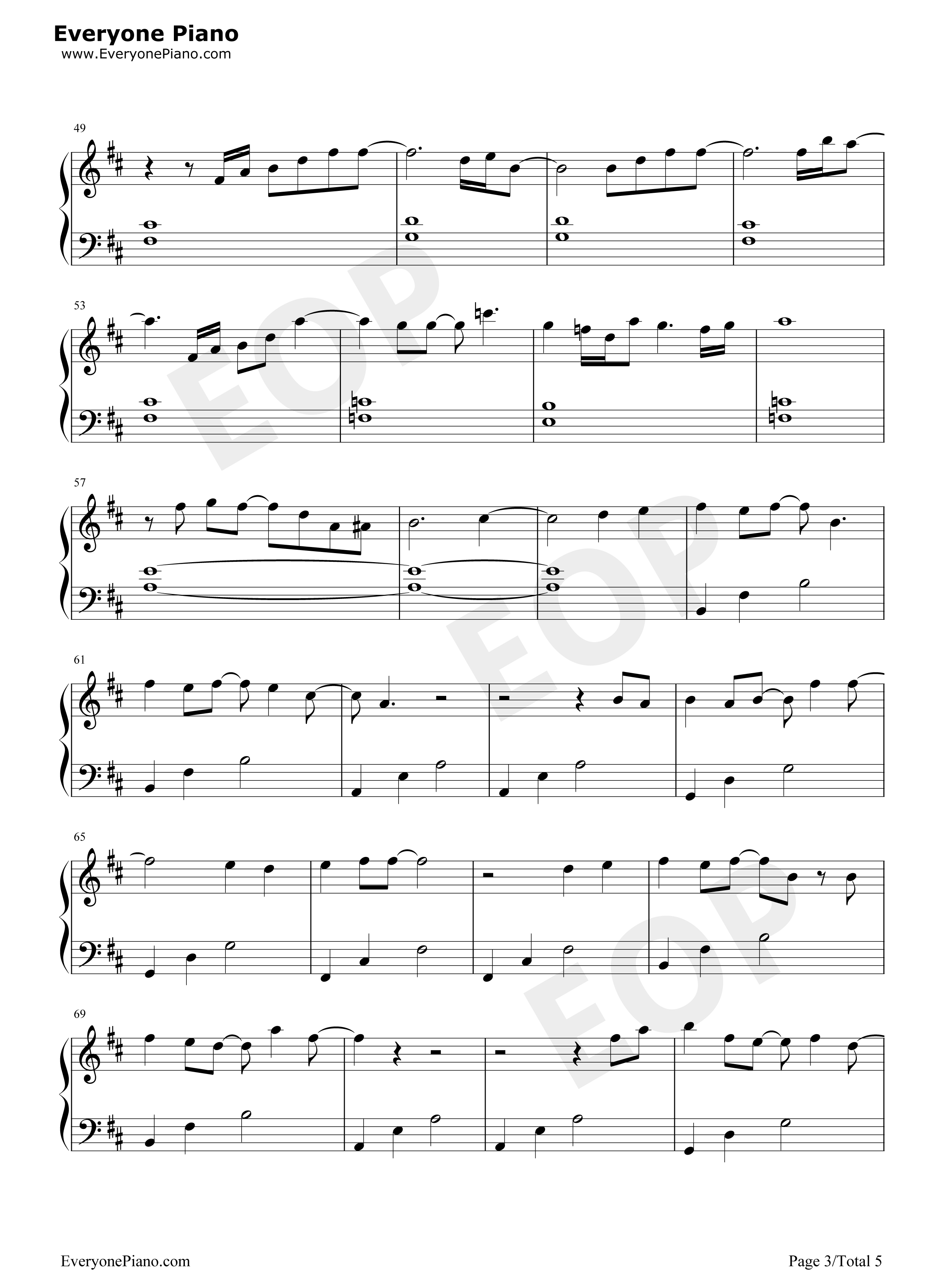 知否知否钢琴谱_胡夏_郁可唯