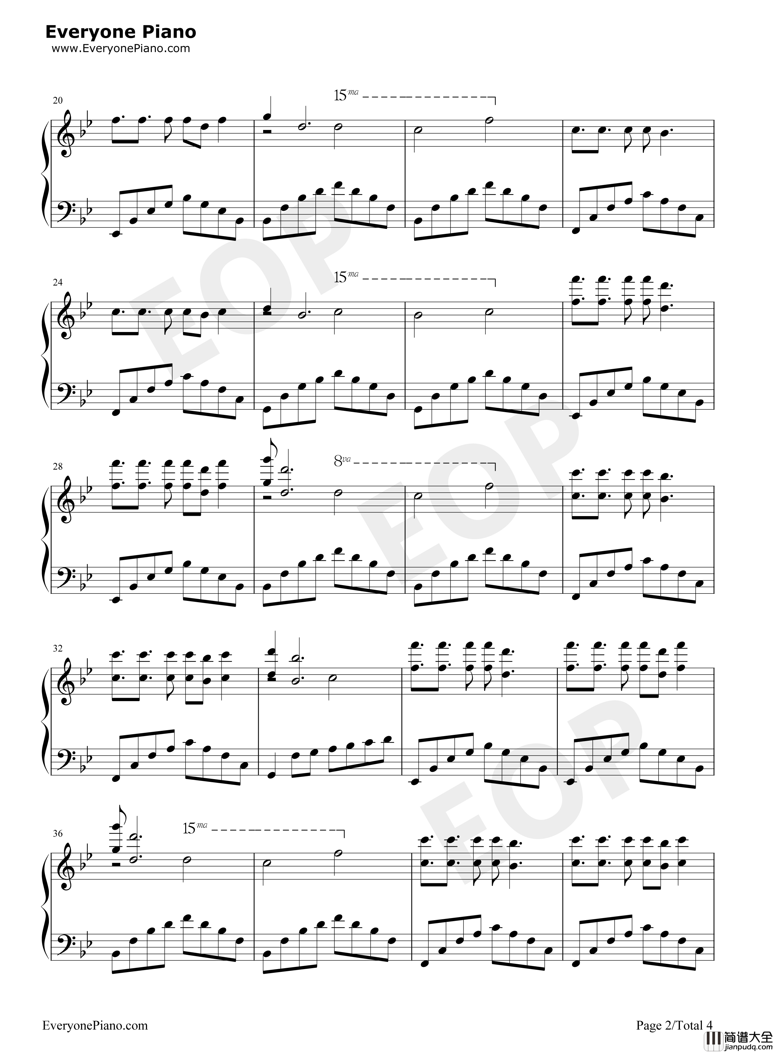 Wake_Up钢琴谱_Eliot_Vassamillet