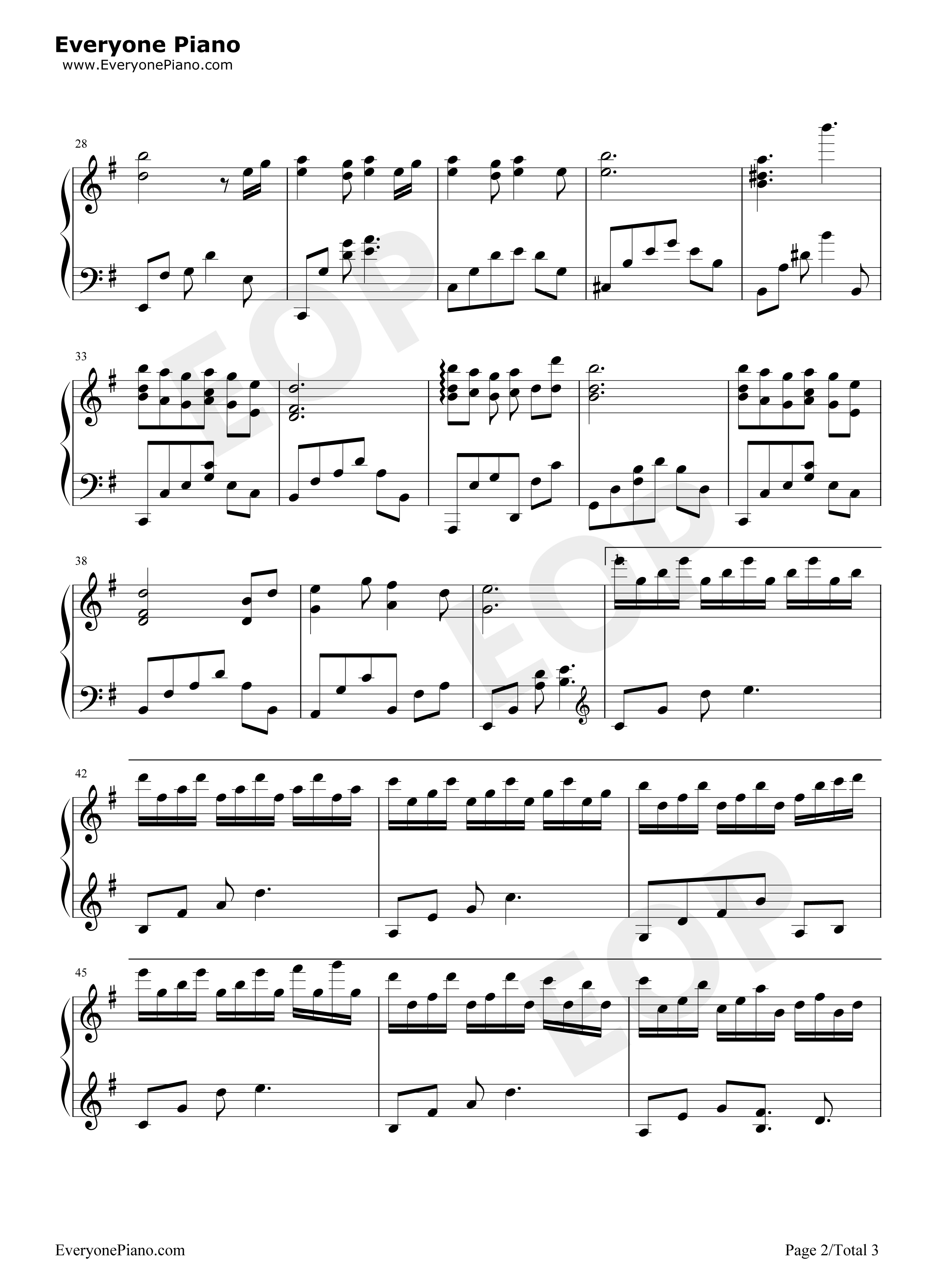 落梅笺钢琴谱_银临