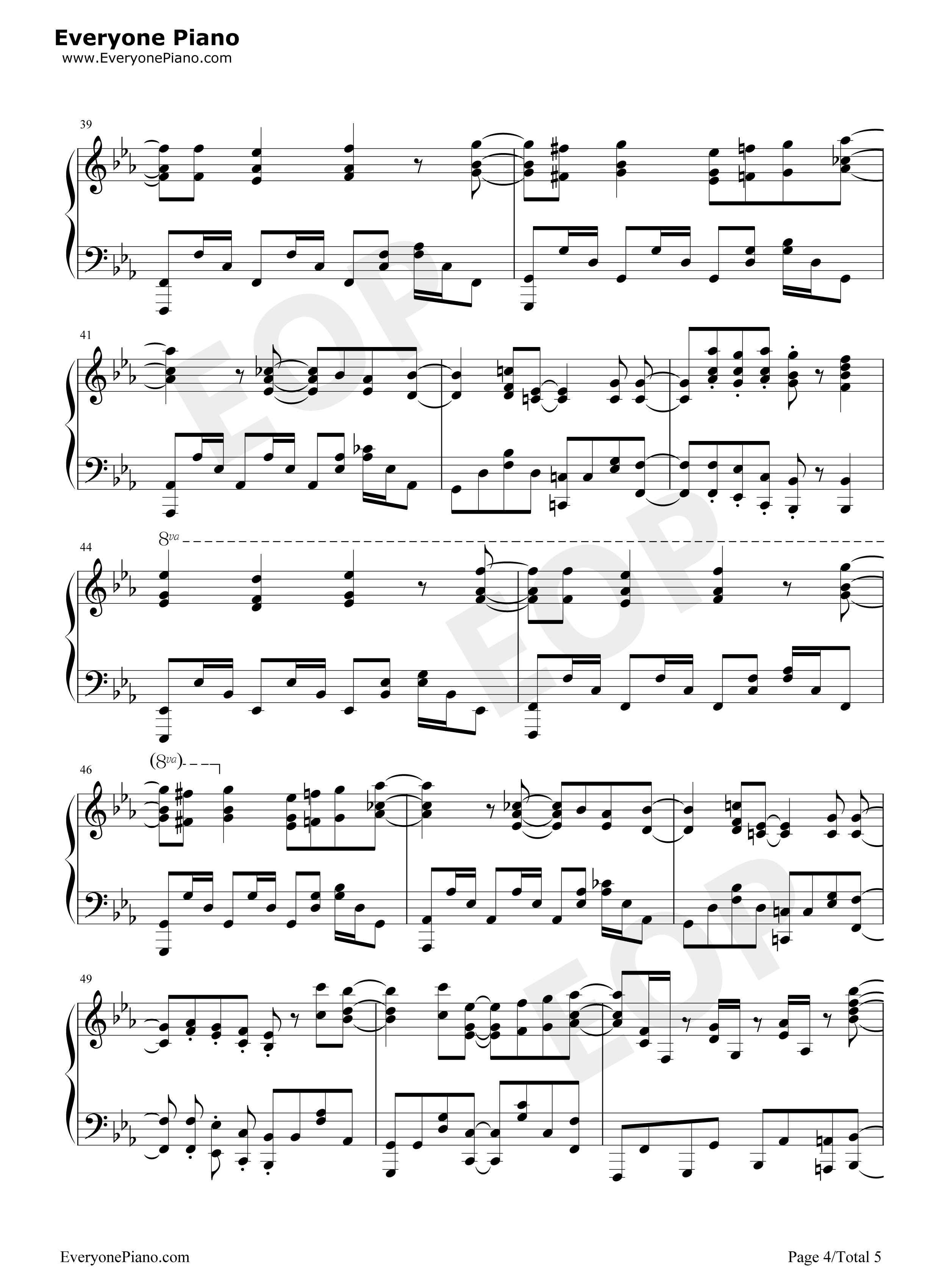 ボン♡キュッ♡ボンは彼のモノ♡钢琴谱_上坂堇