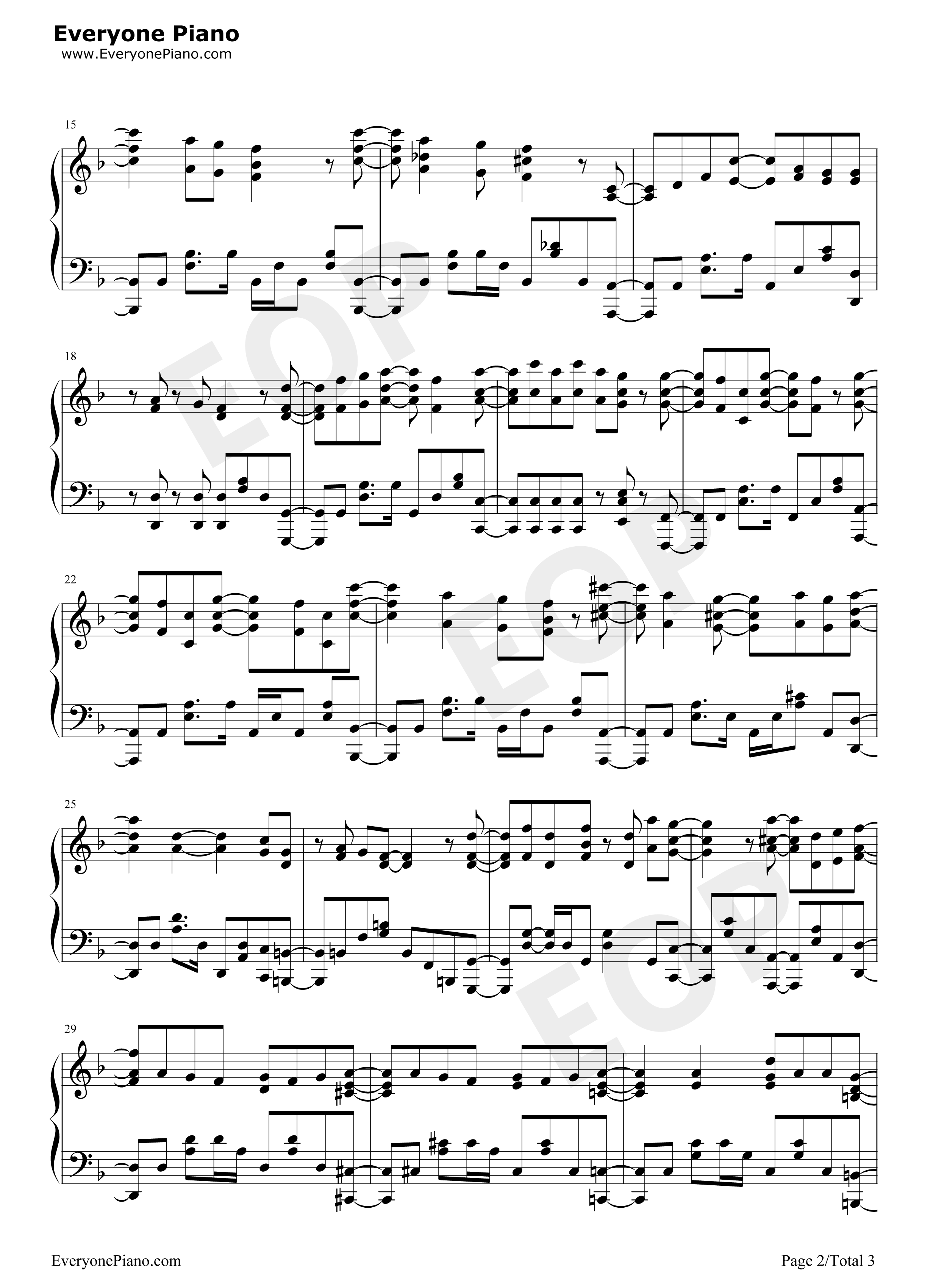 コトノハノオモイ钢琴谱_井上苑子